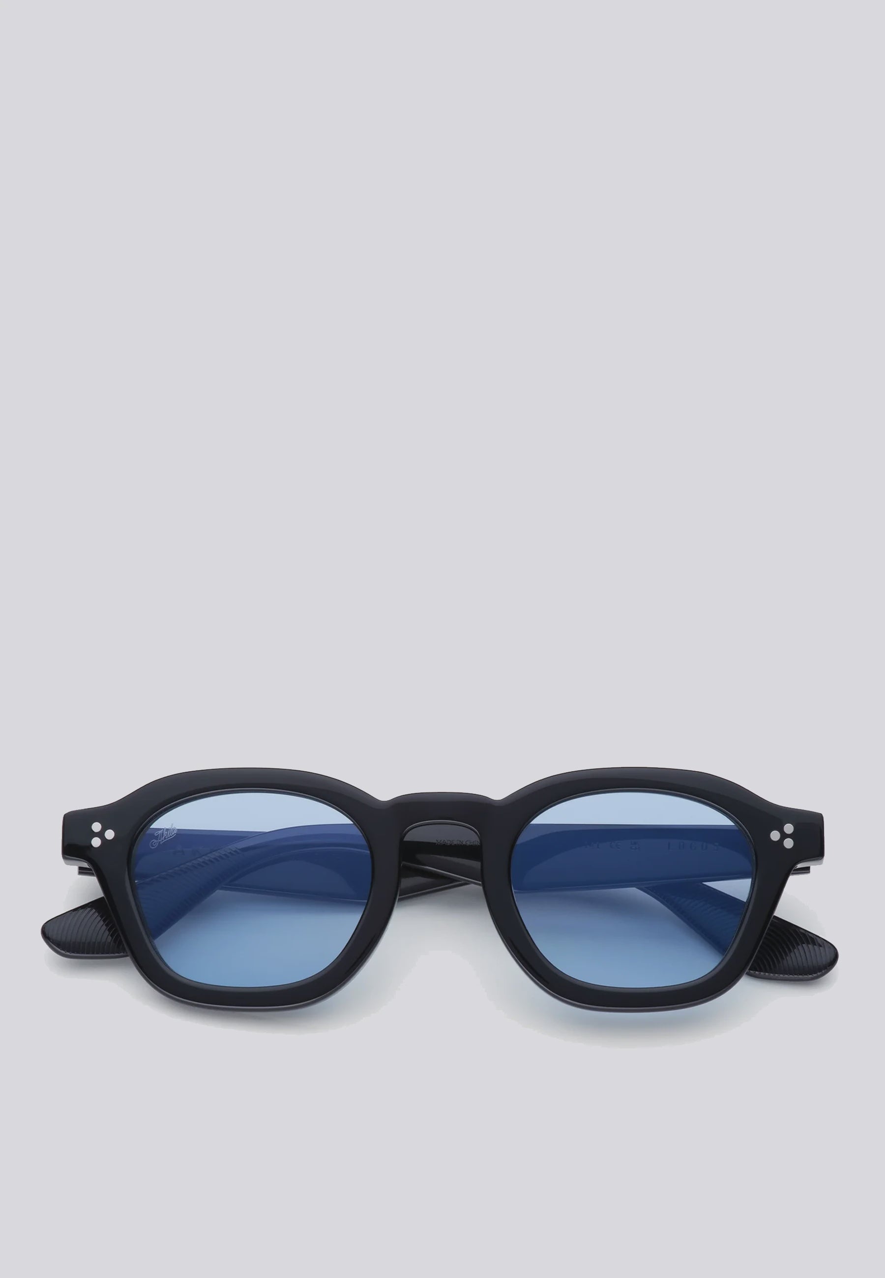 Logos Sunglasses - Black/Sky Blue