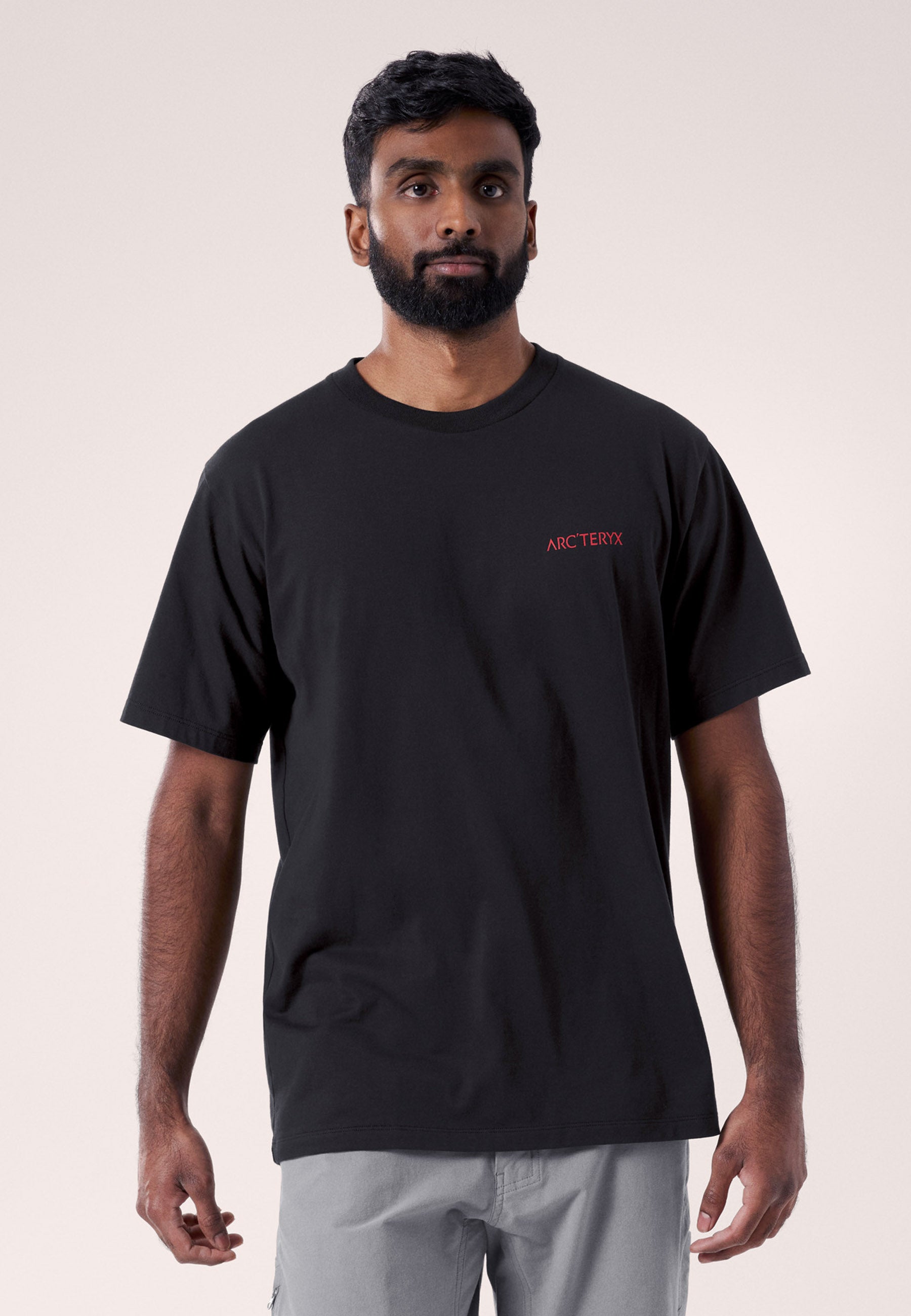 Kragg Supima Cotton Blurred Bird T-Shirt - Black/Dynasty