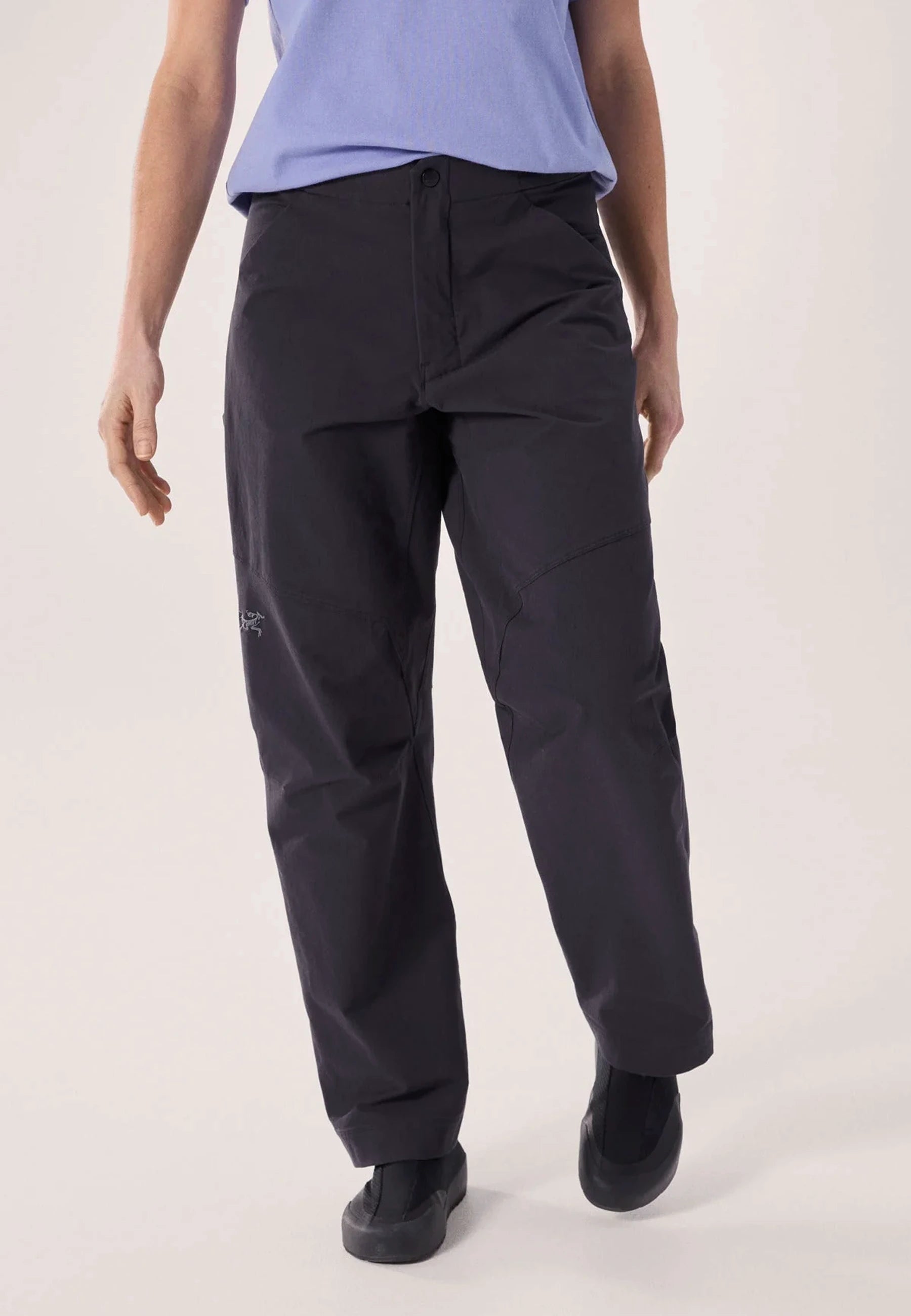 Women's Clarkia Cotton Pant Wide Leg - Black