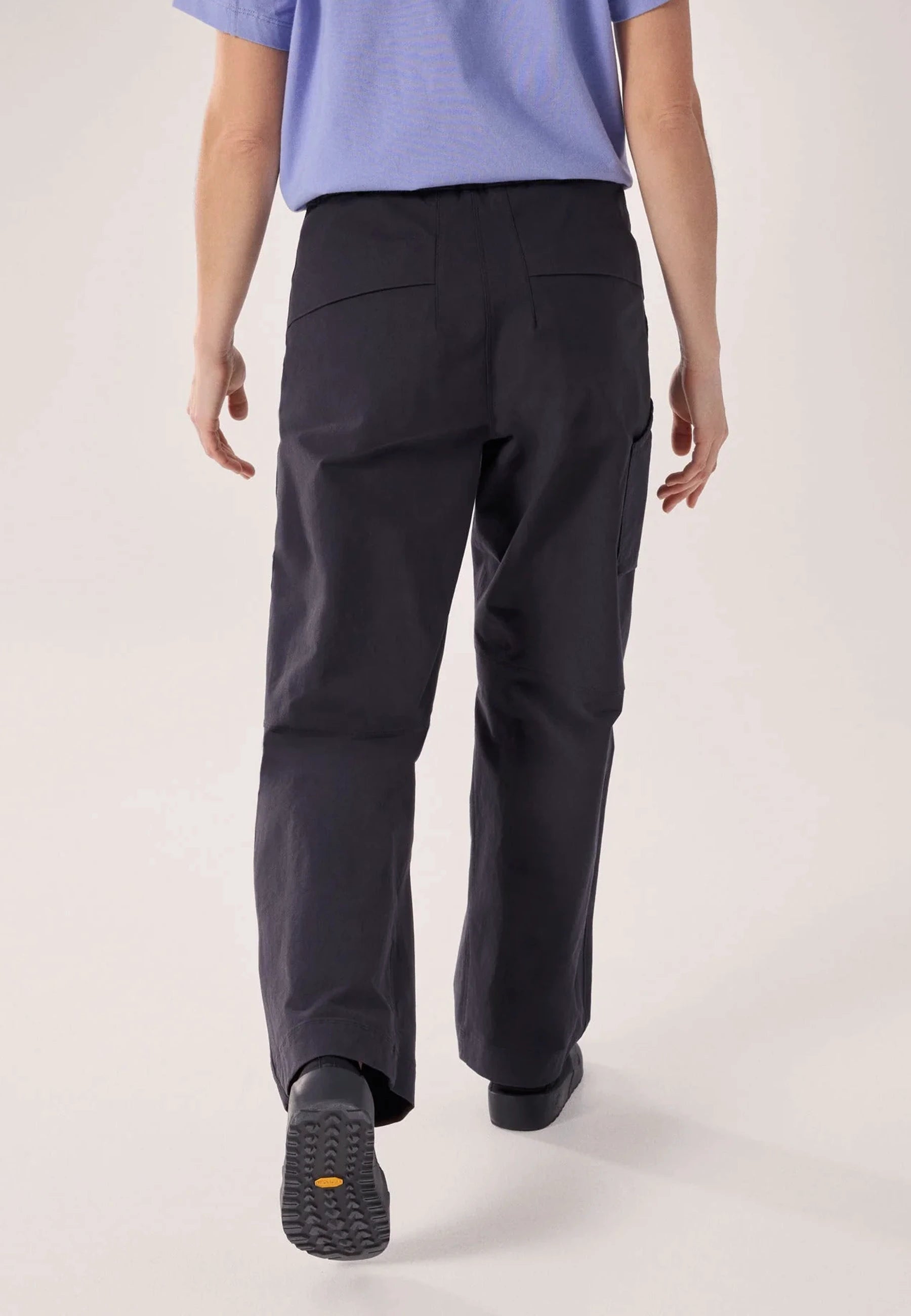 Women's Clarkia Cotton Pant Wide Leg - Black