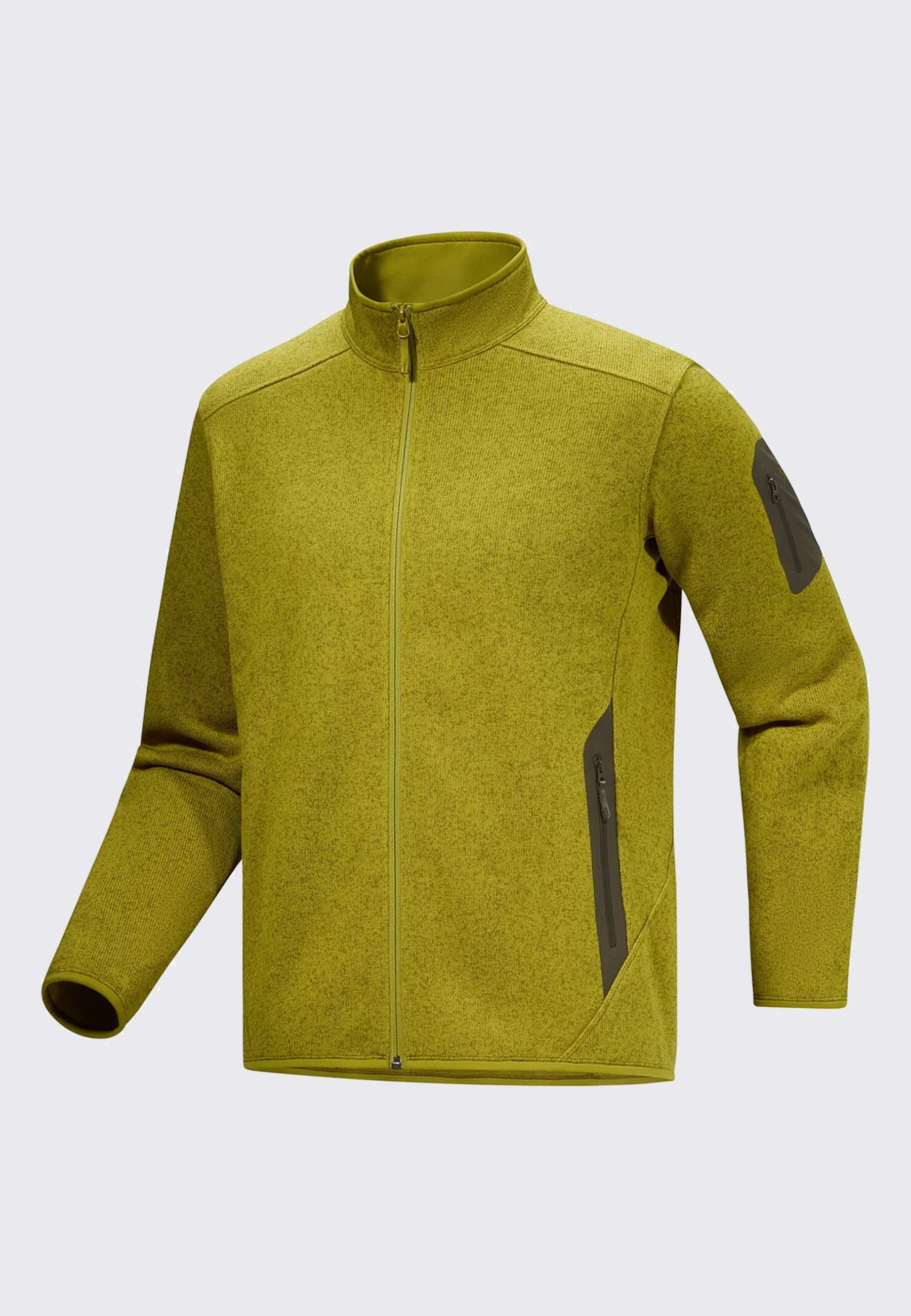 Covert Cardigan - Olive Moss Heather