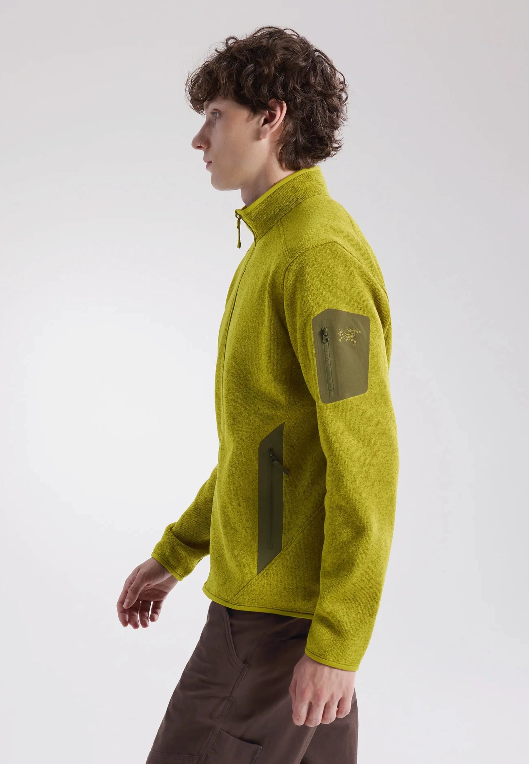 Covert Cardigan - Olive Moss Heather