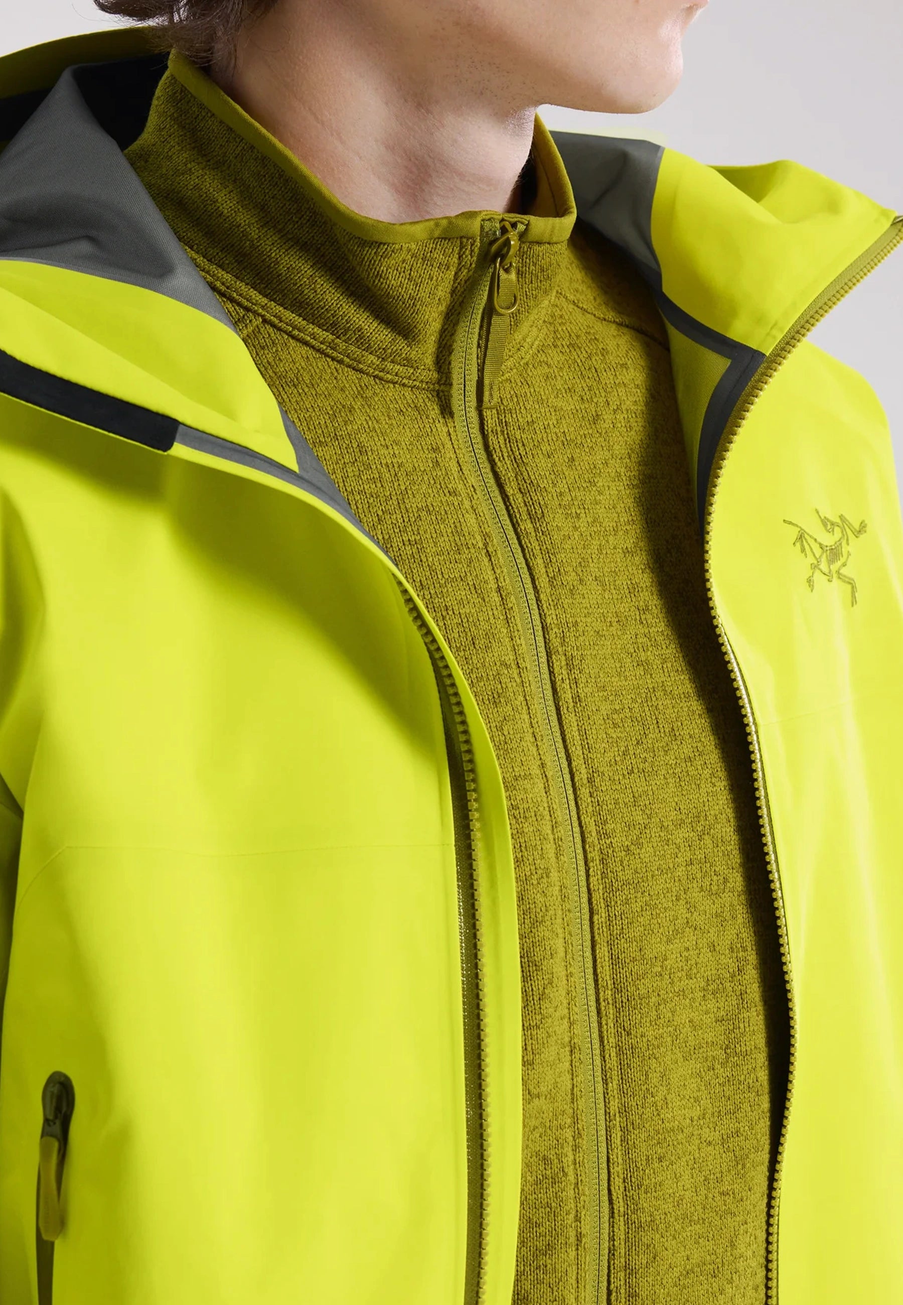 Covert Cardigan - Olive Moss Heather