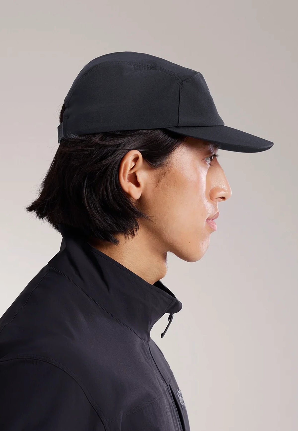 Gamma 5 Panel Cap - Black/Arctic Silk