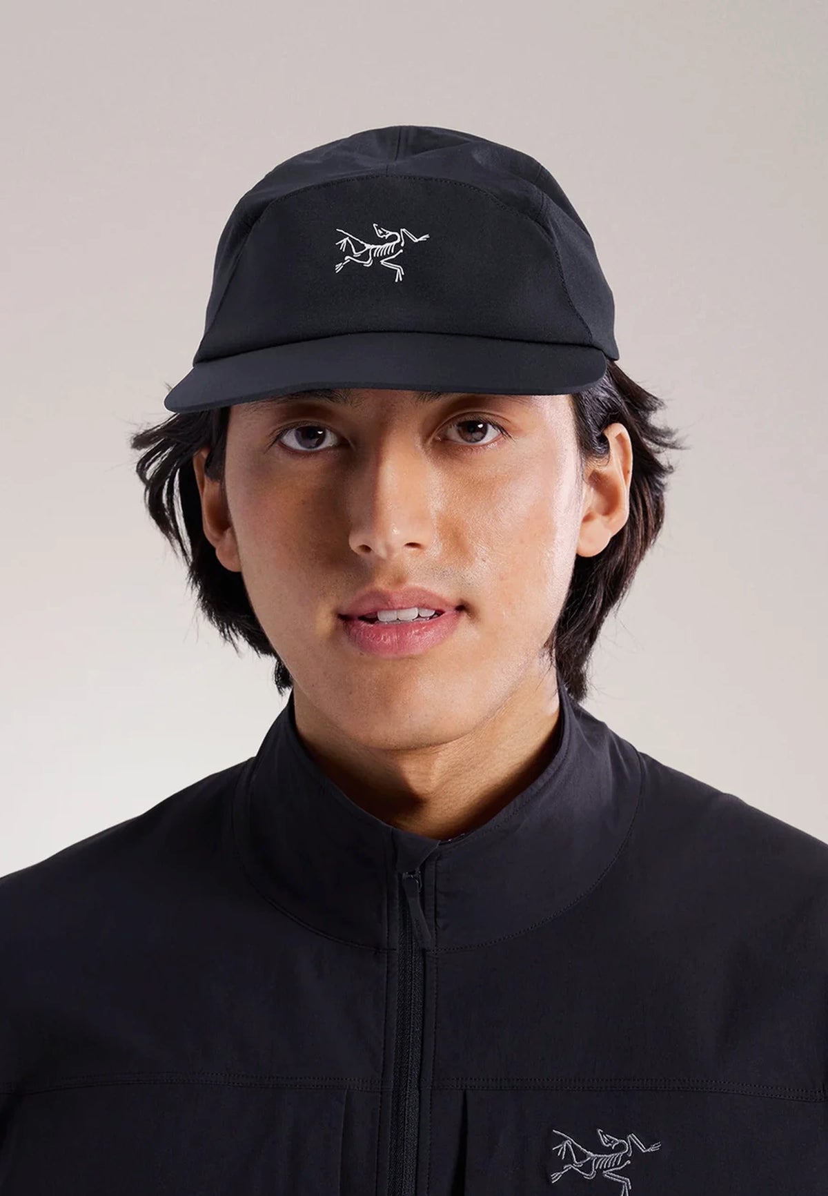 Gamma 5 Panel Cap - Black/Arctic Silk