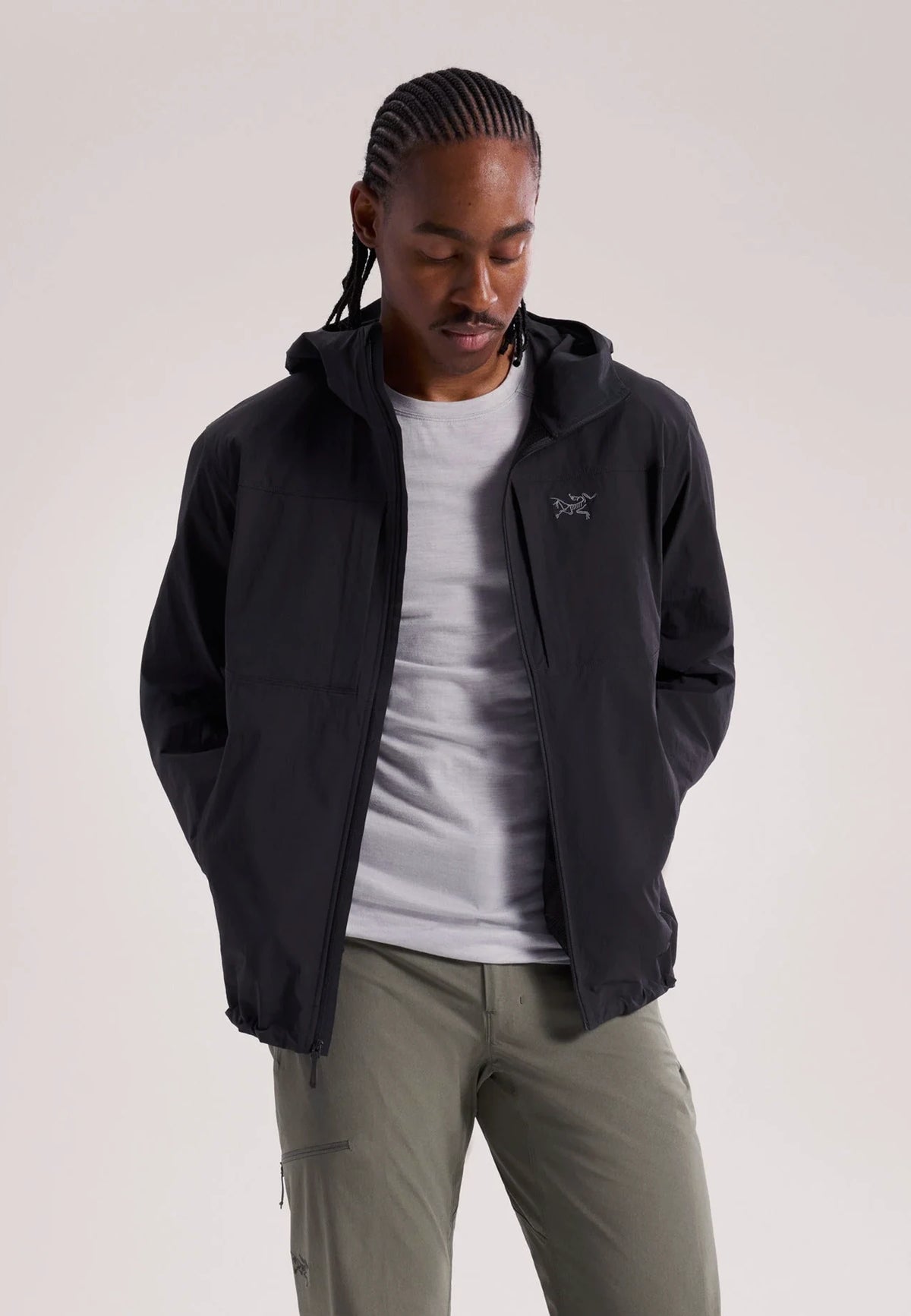 Gamma Lightweight Hoody - Black