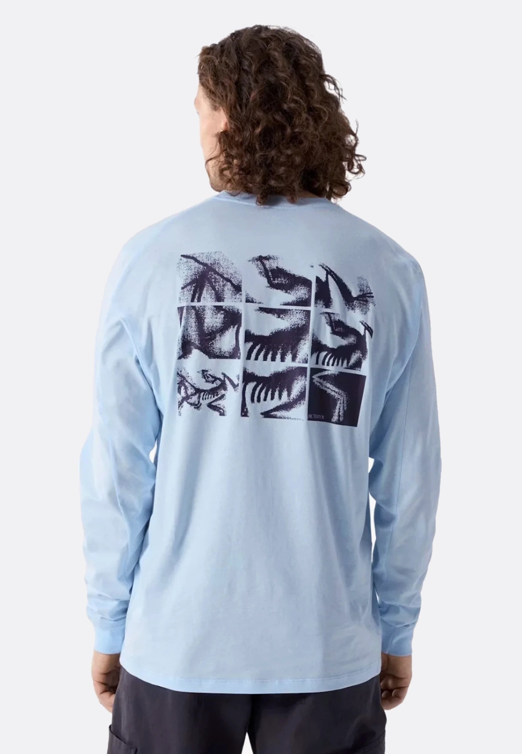 Kragg SL Cotton Bird Tile LS - Alpine Blue/Moondrop