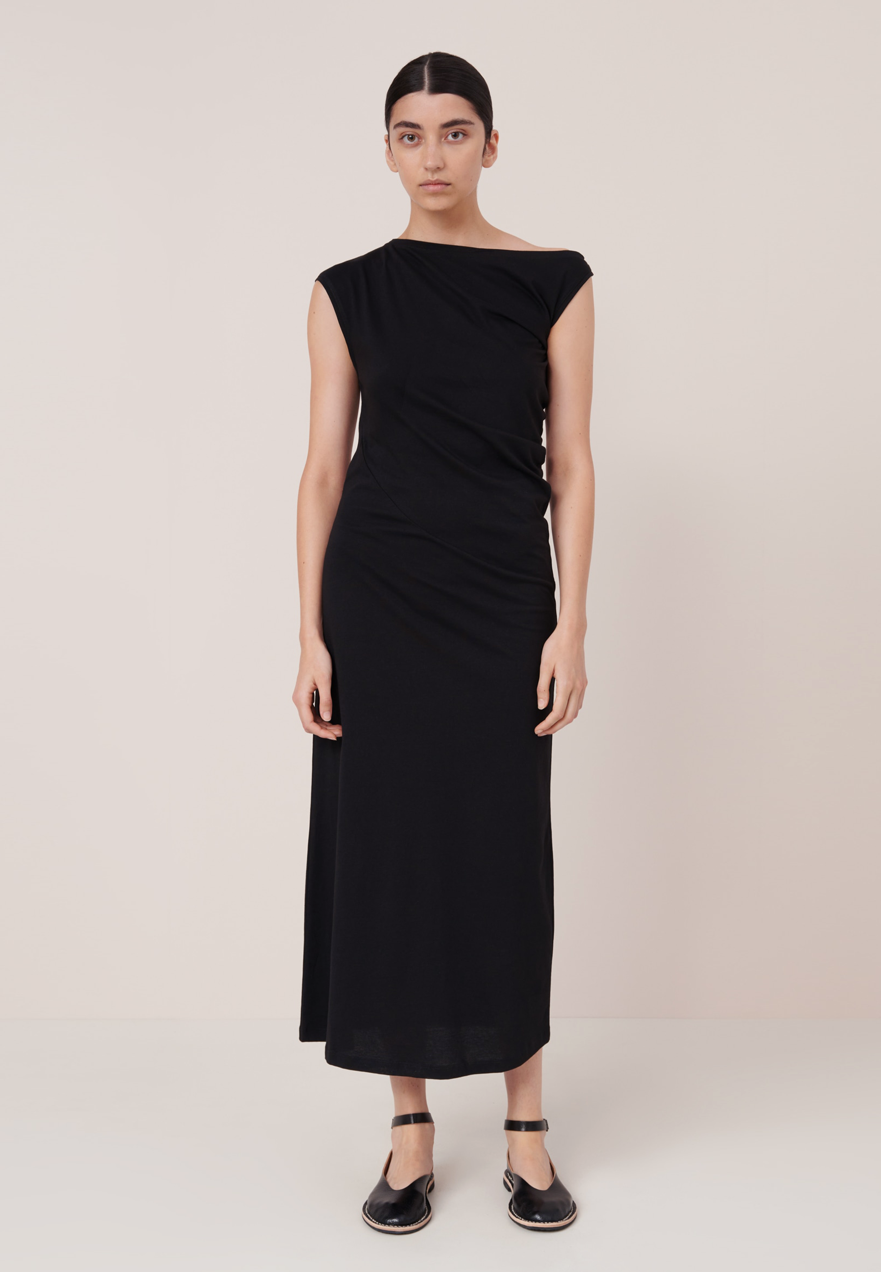Asymmetric Dress - Black