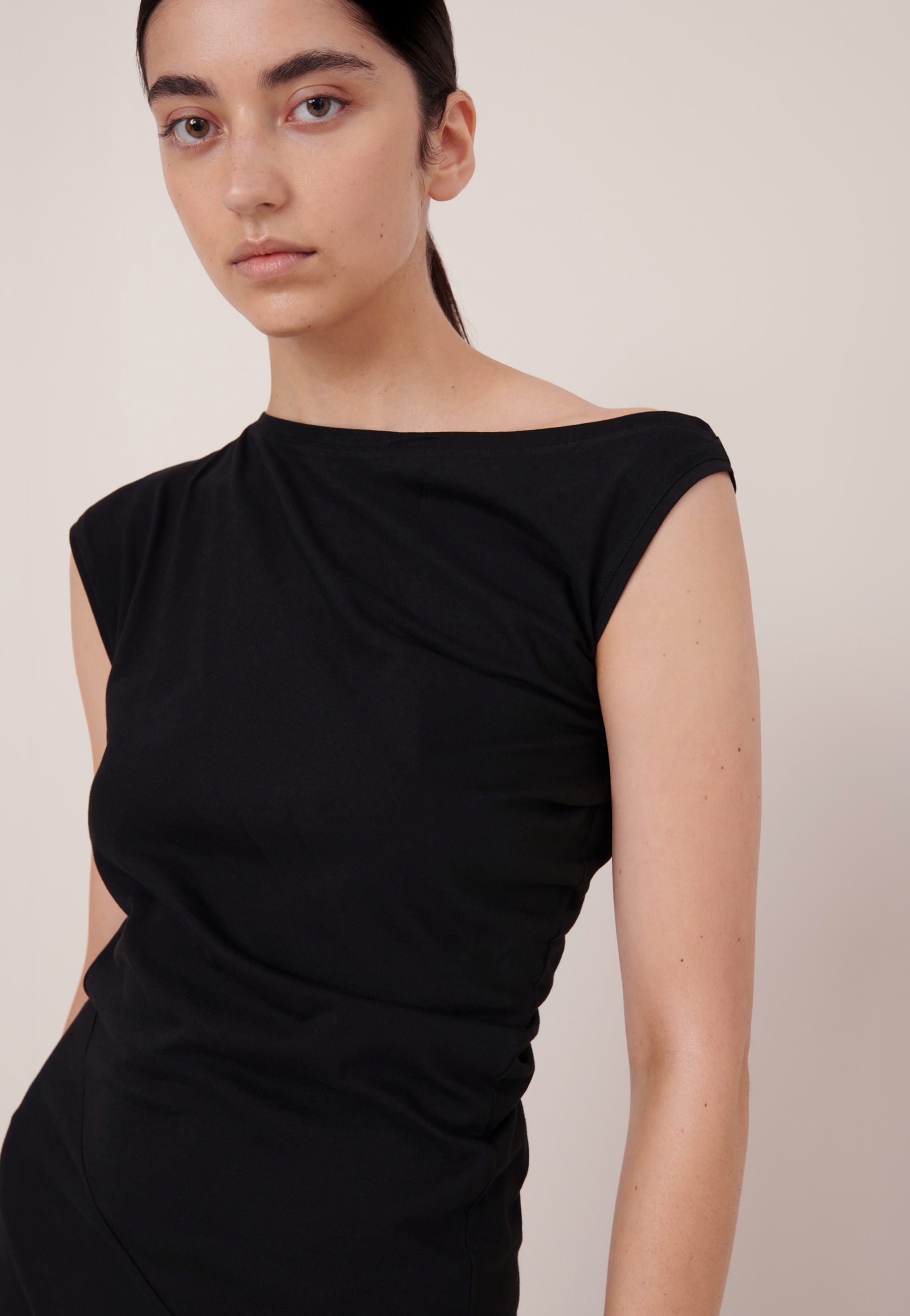 Asymmetric Dress - Black