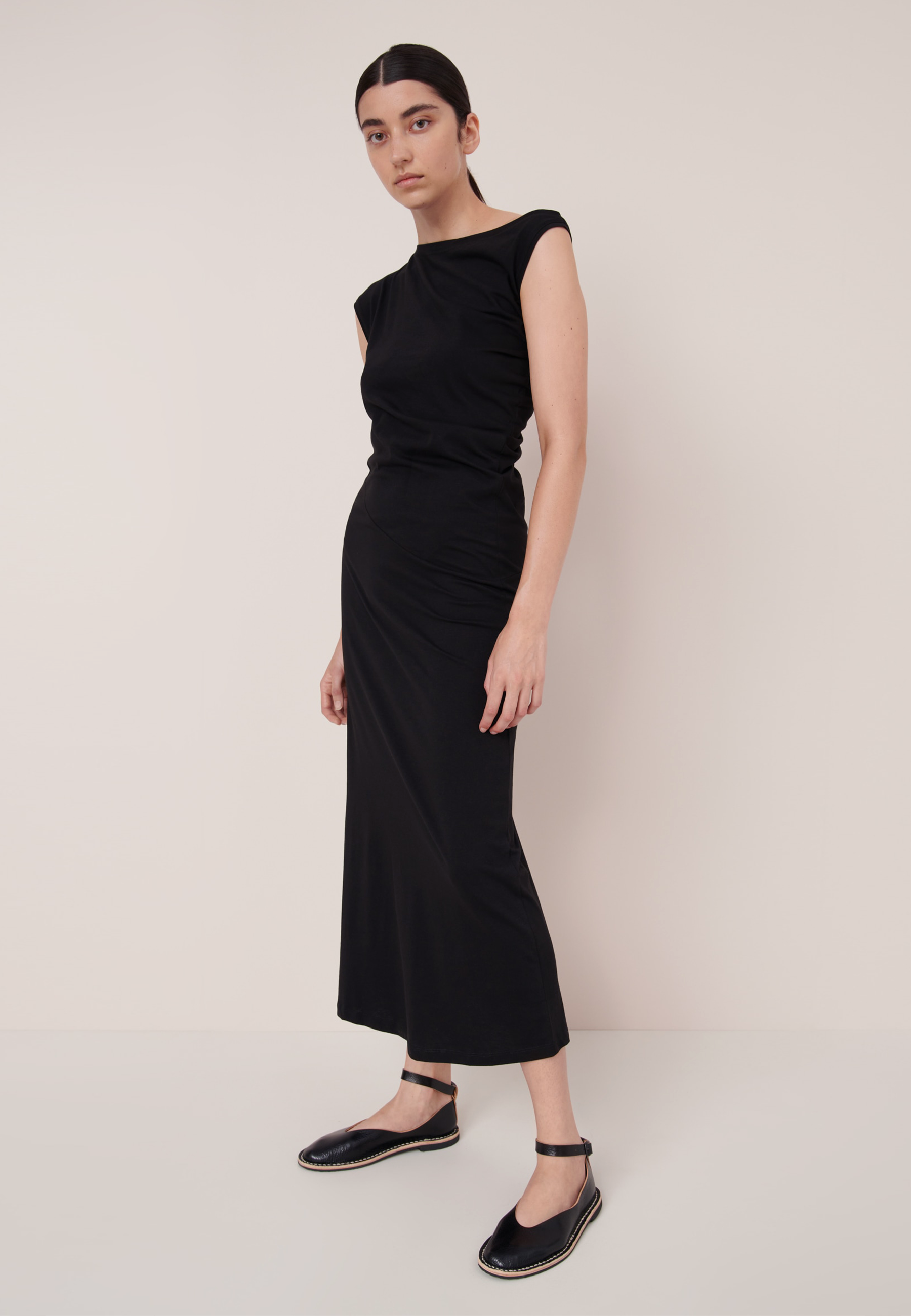Asymmetric Dress - Black