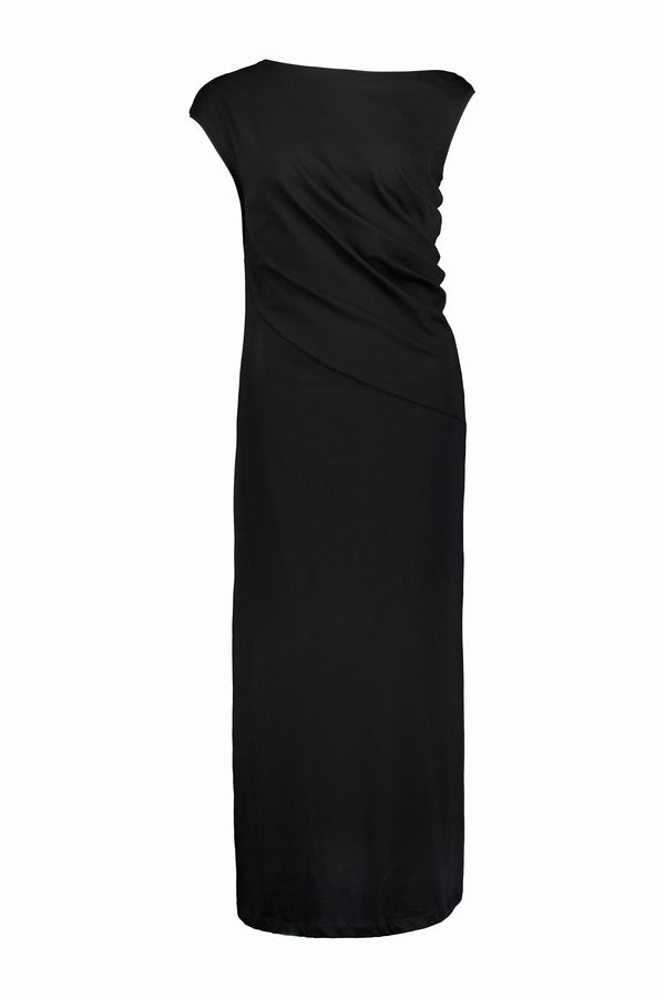Asymmetric Dress - Black