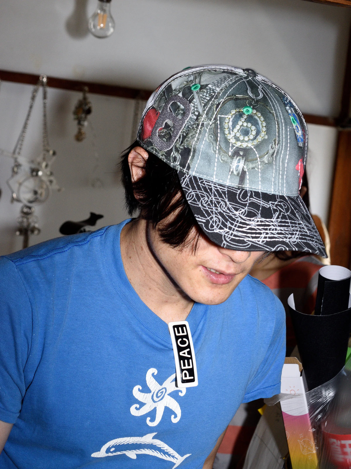 LEO GON'DO Vapor 6 Panel - Mix Chain/Silver
