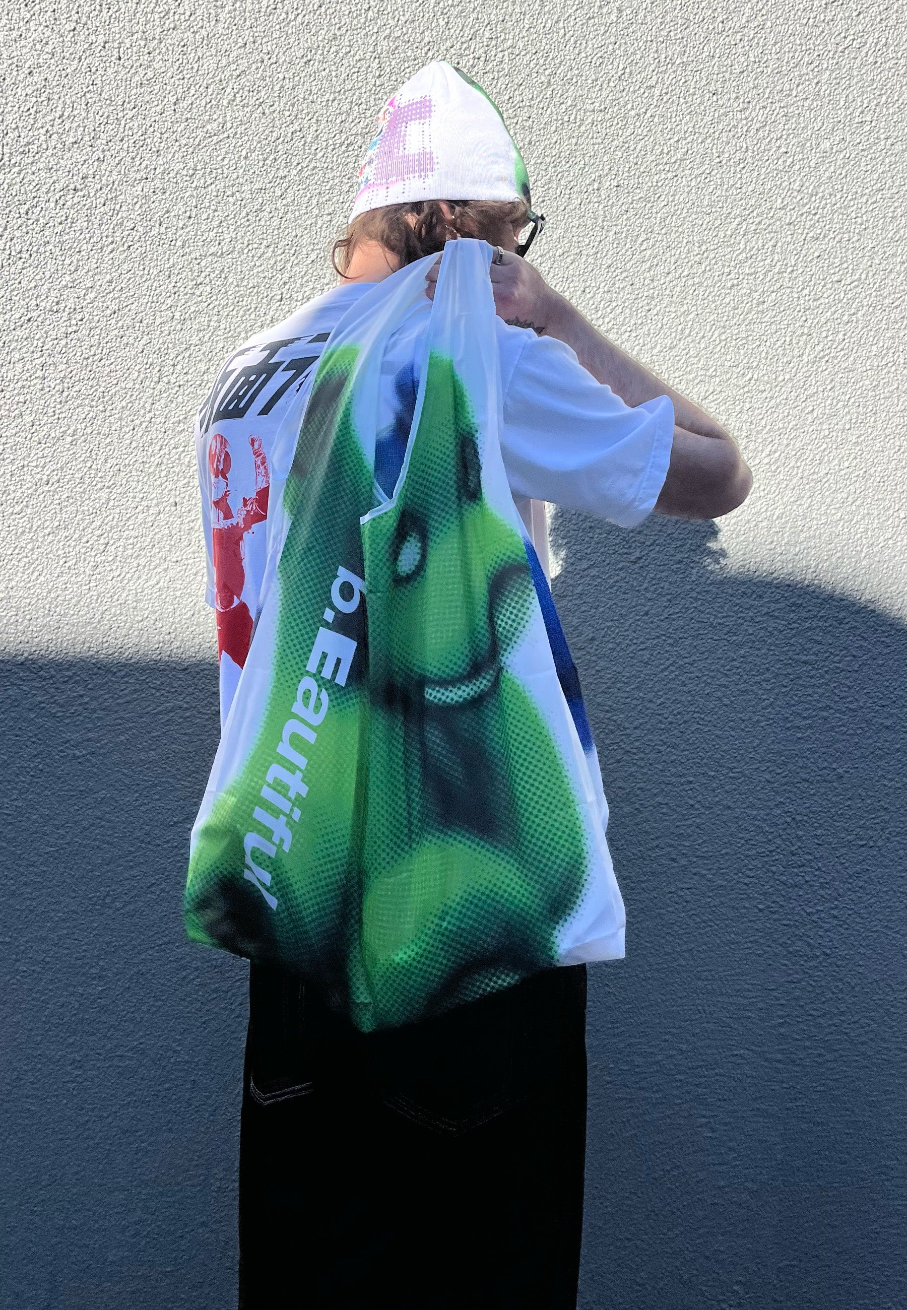 b.Eautiful x Kiiro Gummies XL Reusable Bag - White