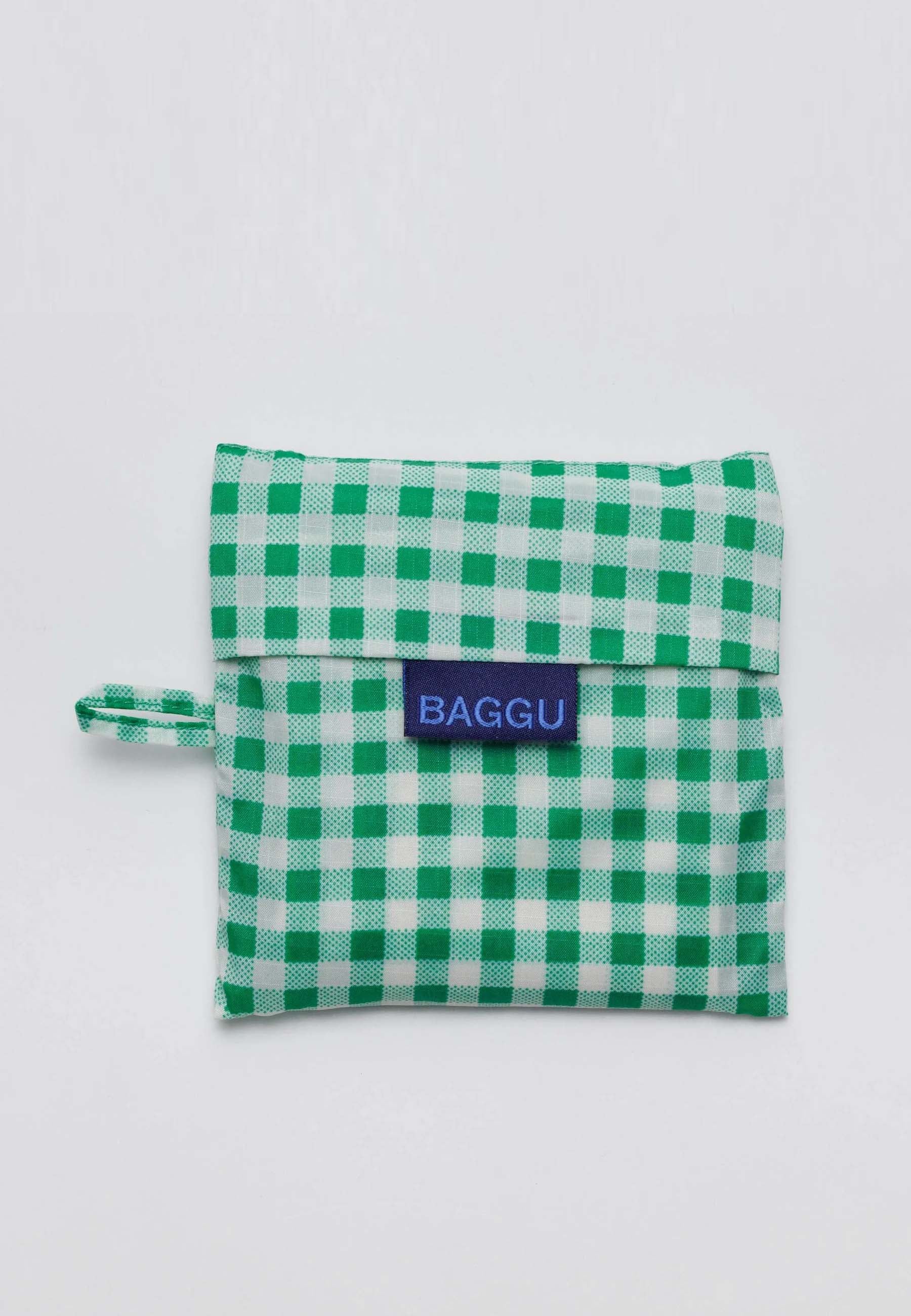 Standard Baggu - Green Gingham