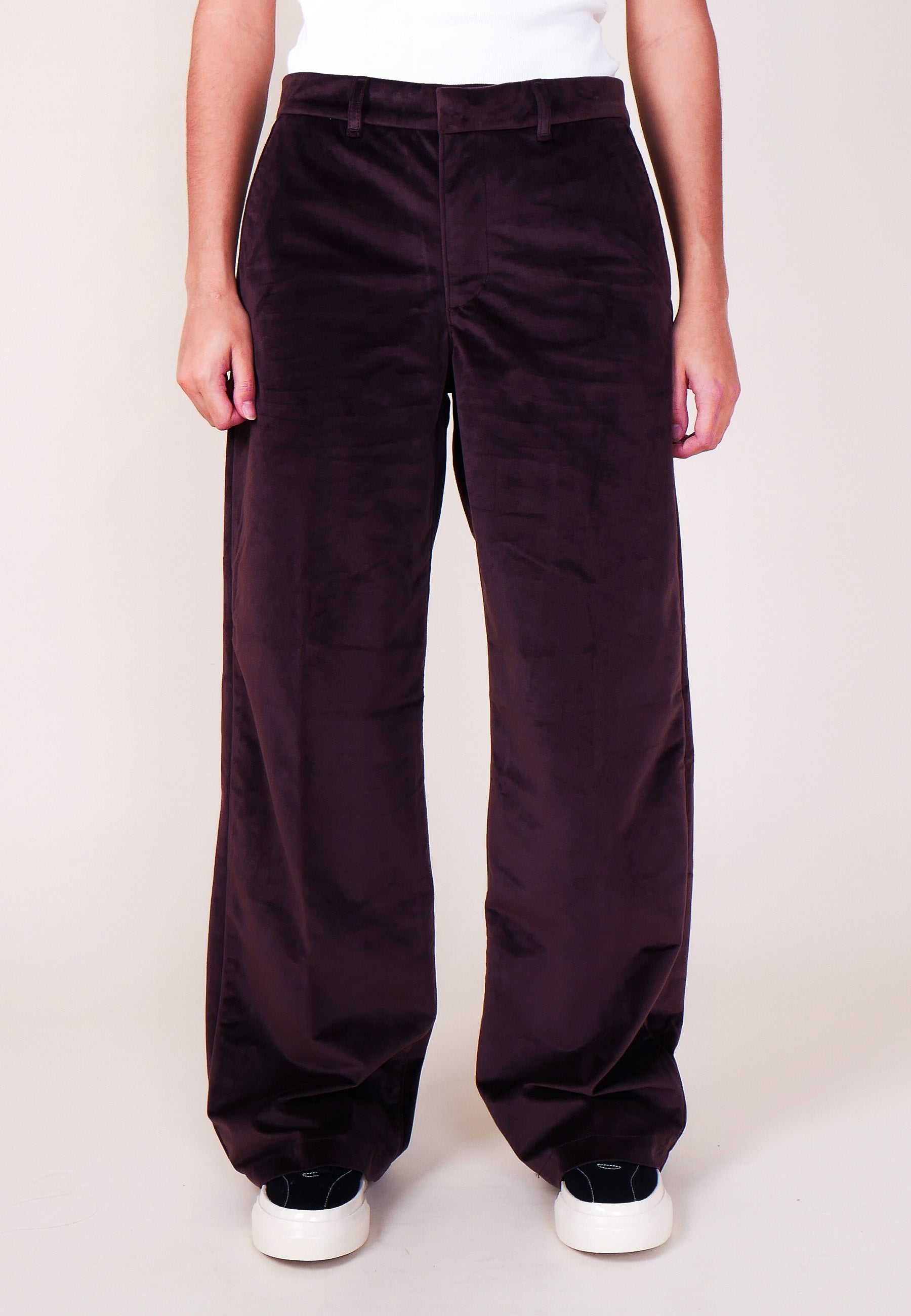 Baggy Trouser - Velvet Chocolate Plum