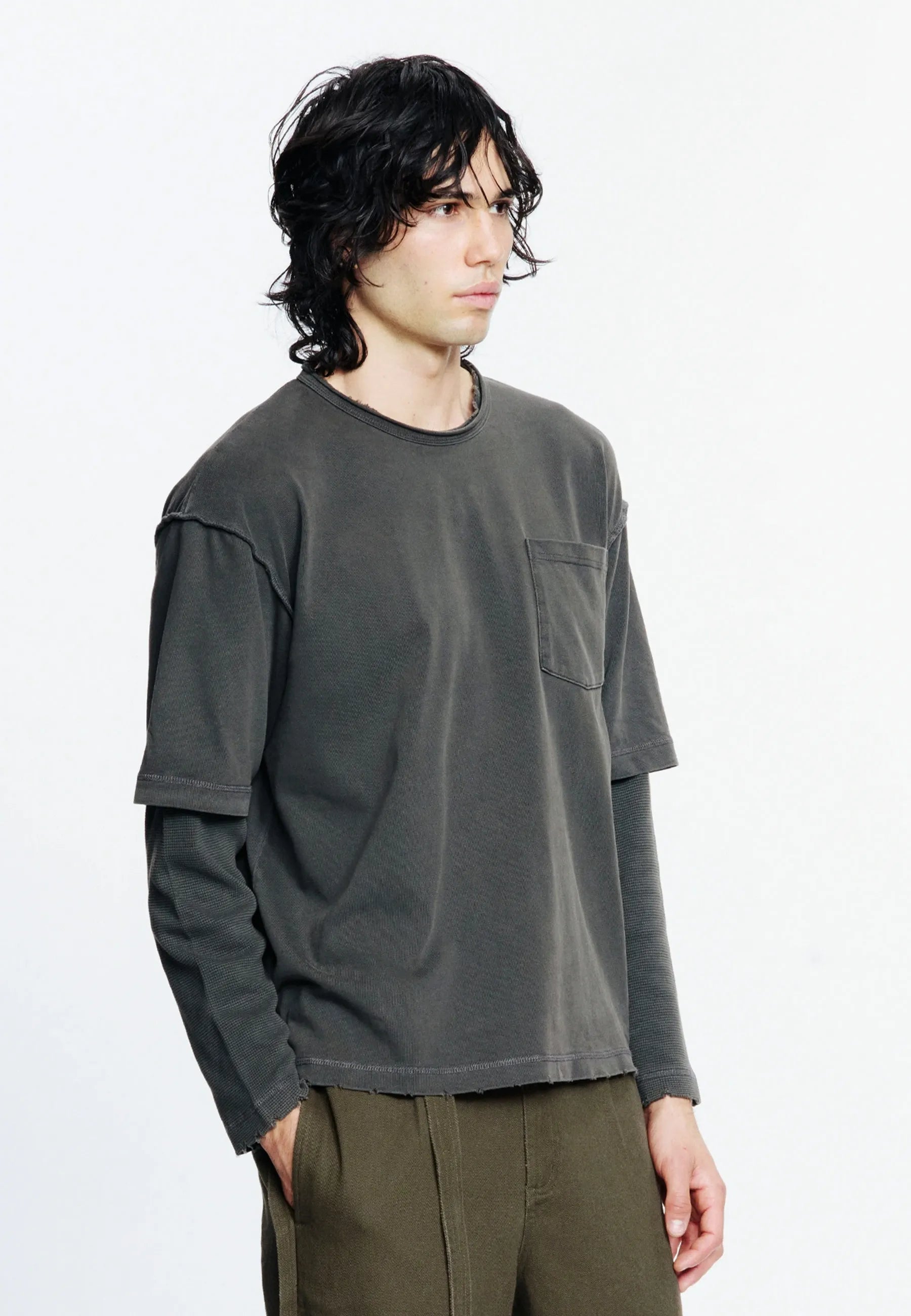 Dream Layer LS Shirt - Charcoal