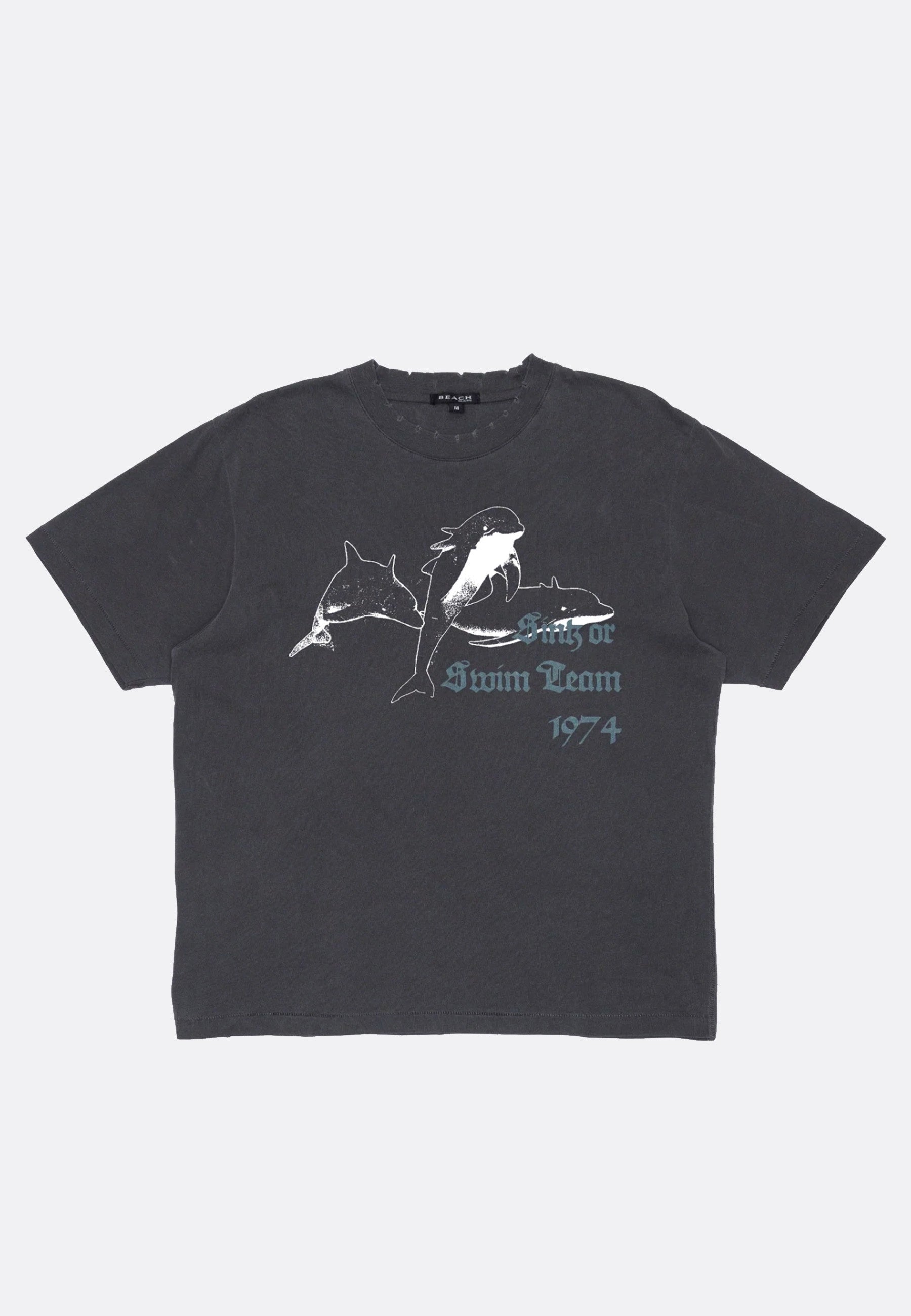 Swim Team T-Shirt - Charcoal