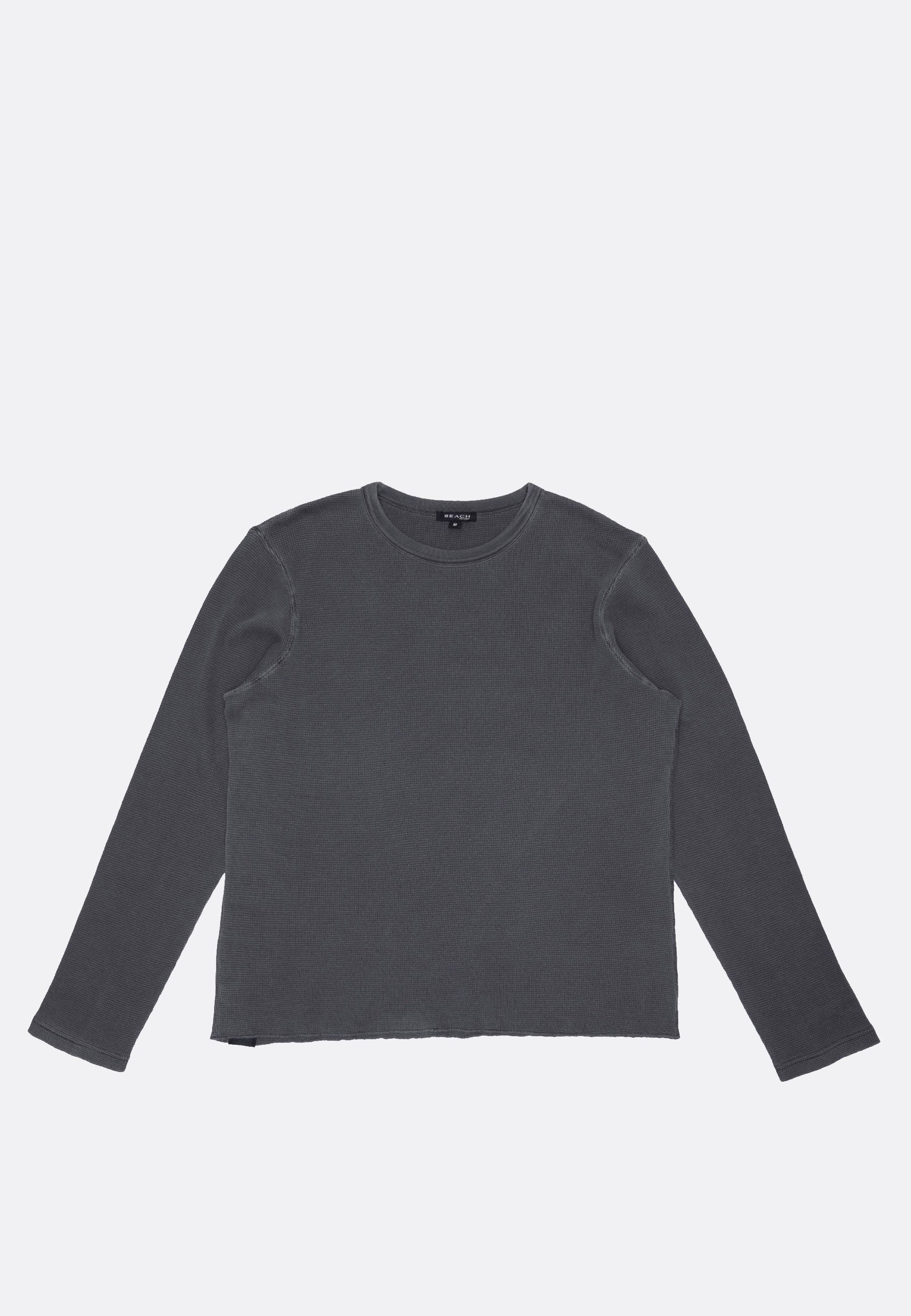 Drive Waffle LS T-Shirt - Charcoal