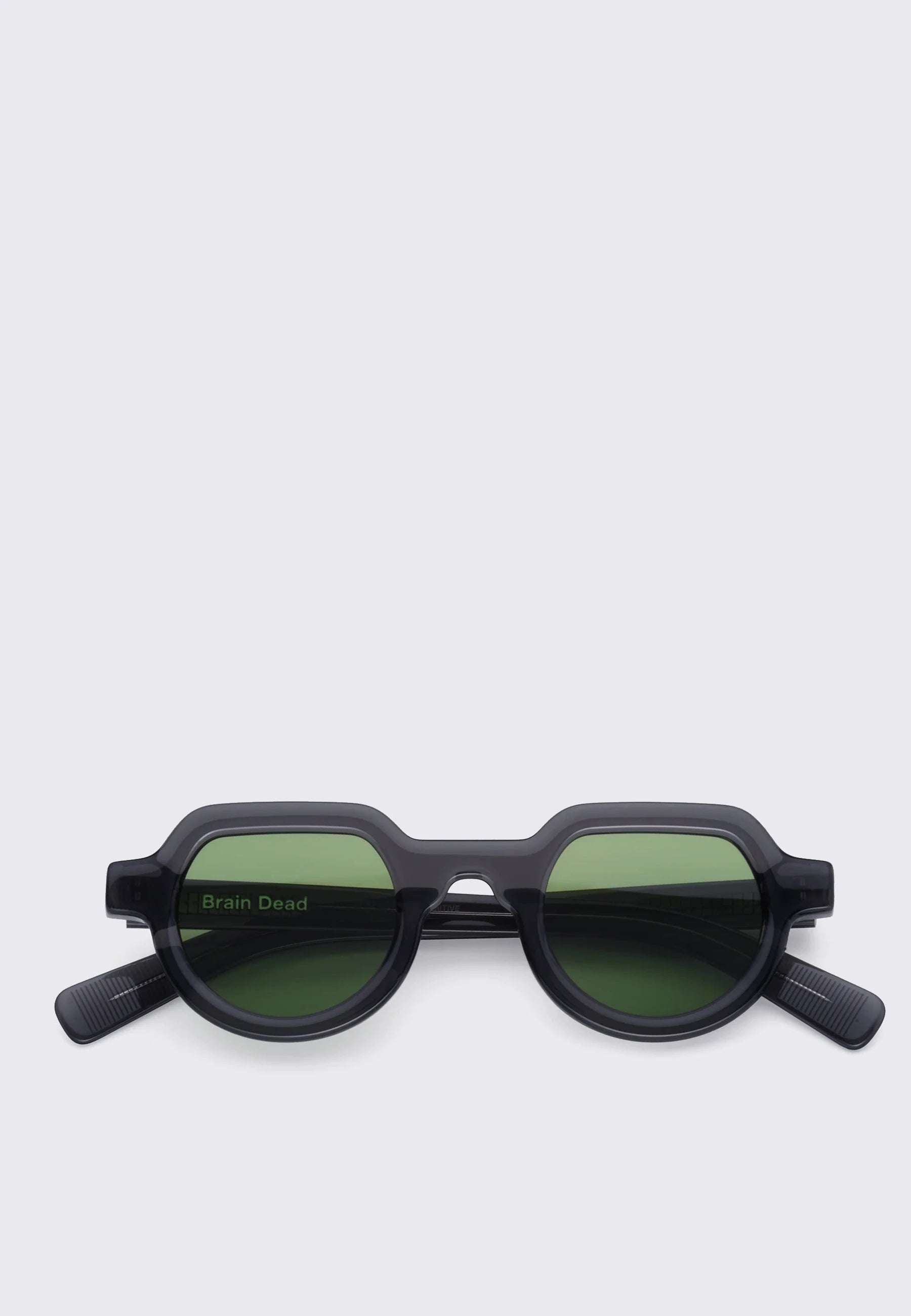 Akila x Brain Dead Tani Sunglasses - Grey/Dk Green