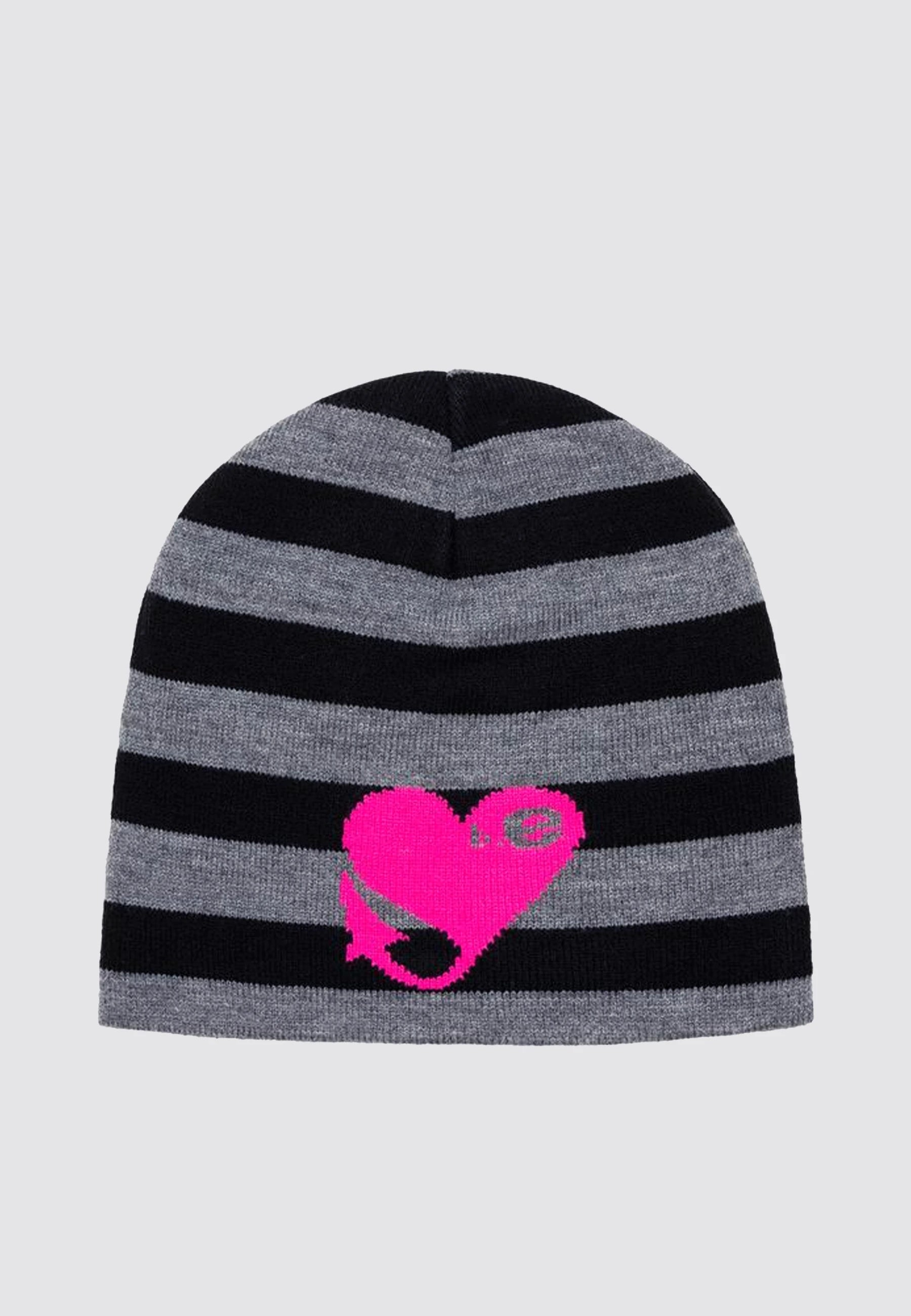 b.Eautiful x Sara Yukiko Mon b.e Bad Beanie - Grey/Black