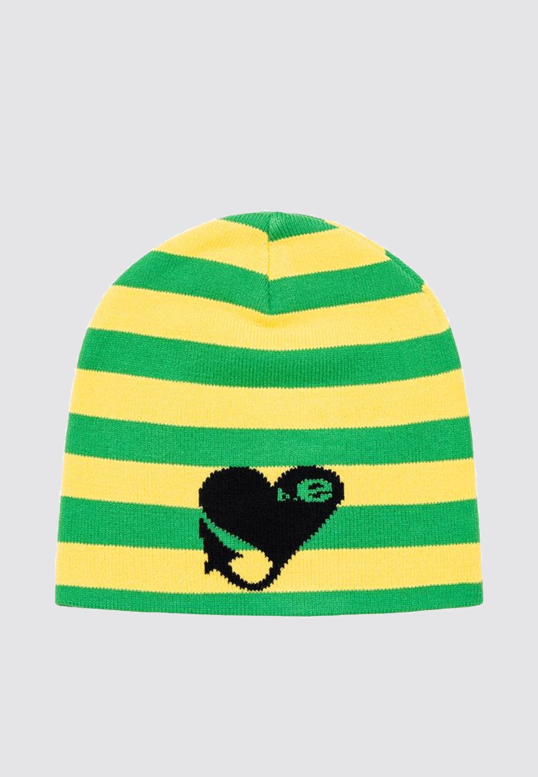 b.Eautiful x Sara Yukiko Mon b.e Bad Beanie - Green/Yellow