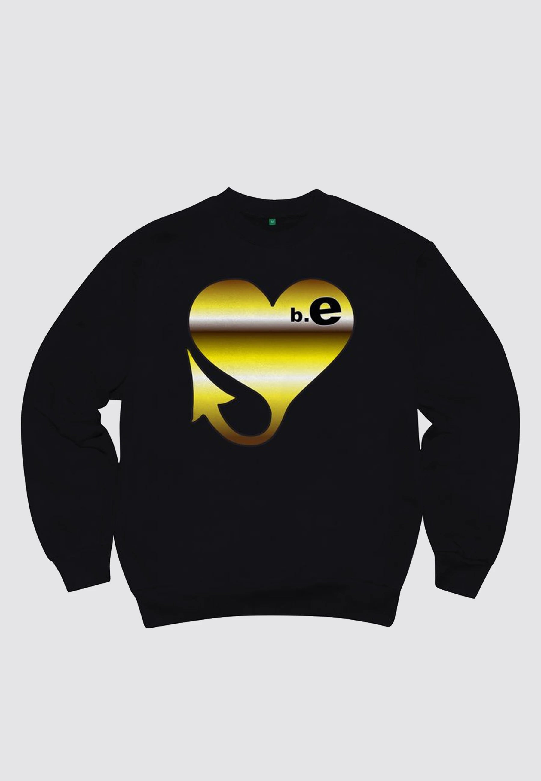b.Eautiful x Sara Yukiko b.e Bad Crewneck Sweatshirt - Black