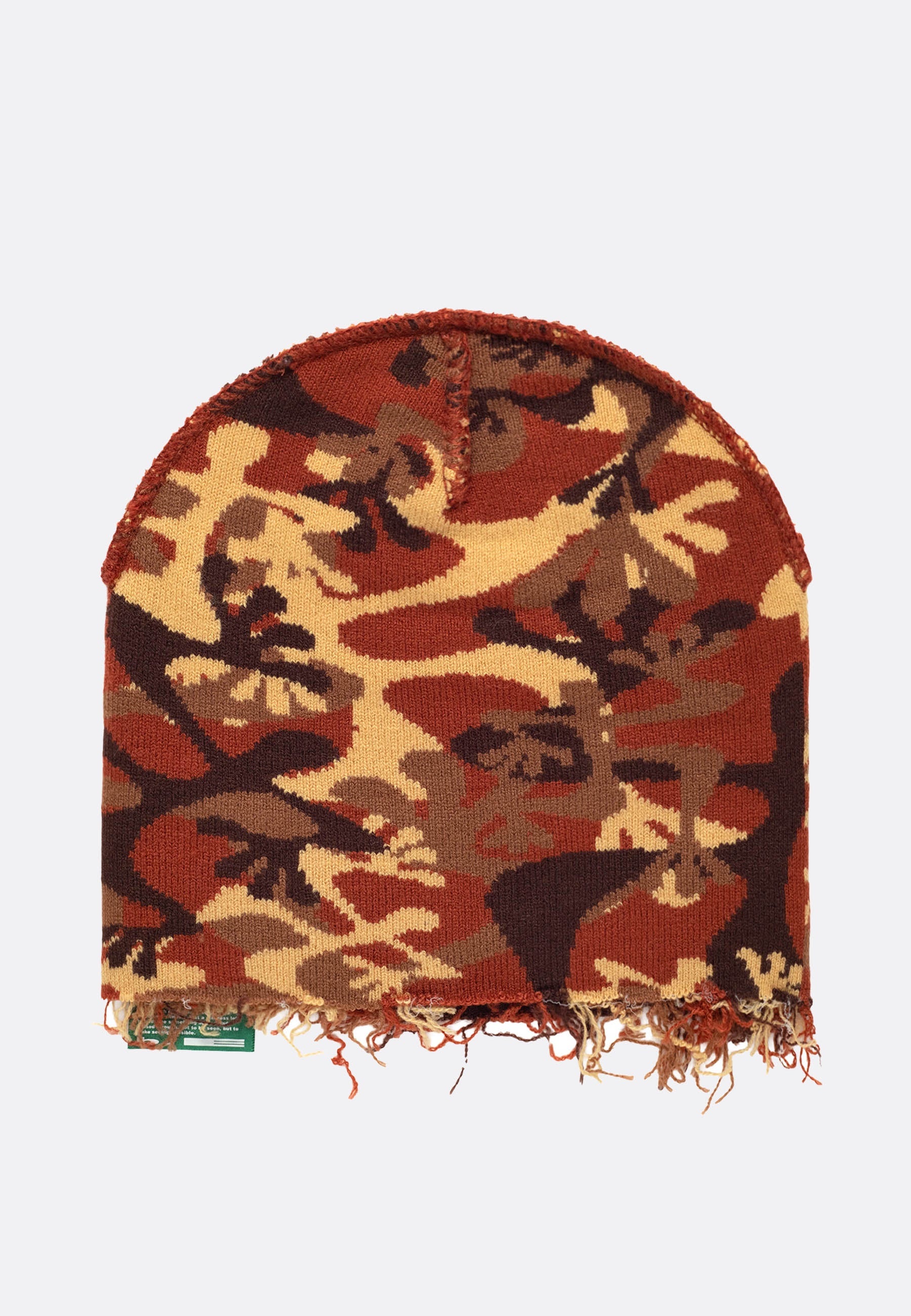b.E Camo Beanie - Sand/Brown