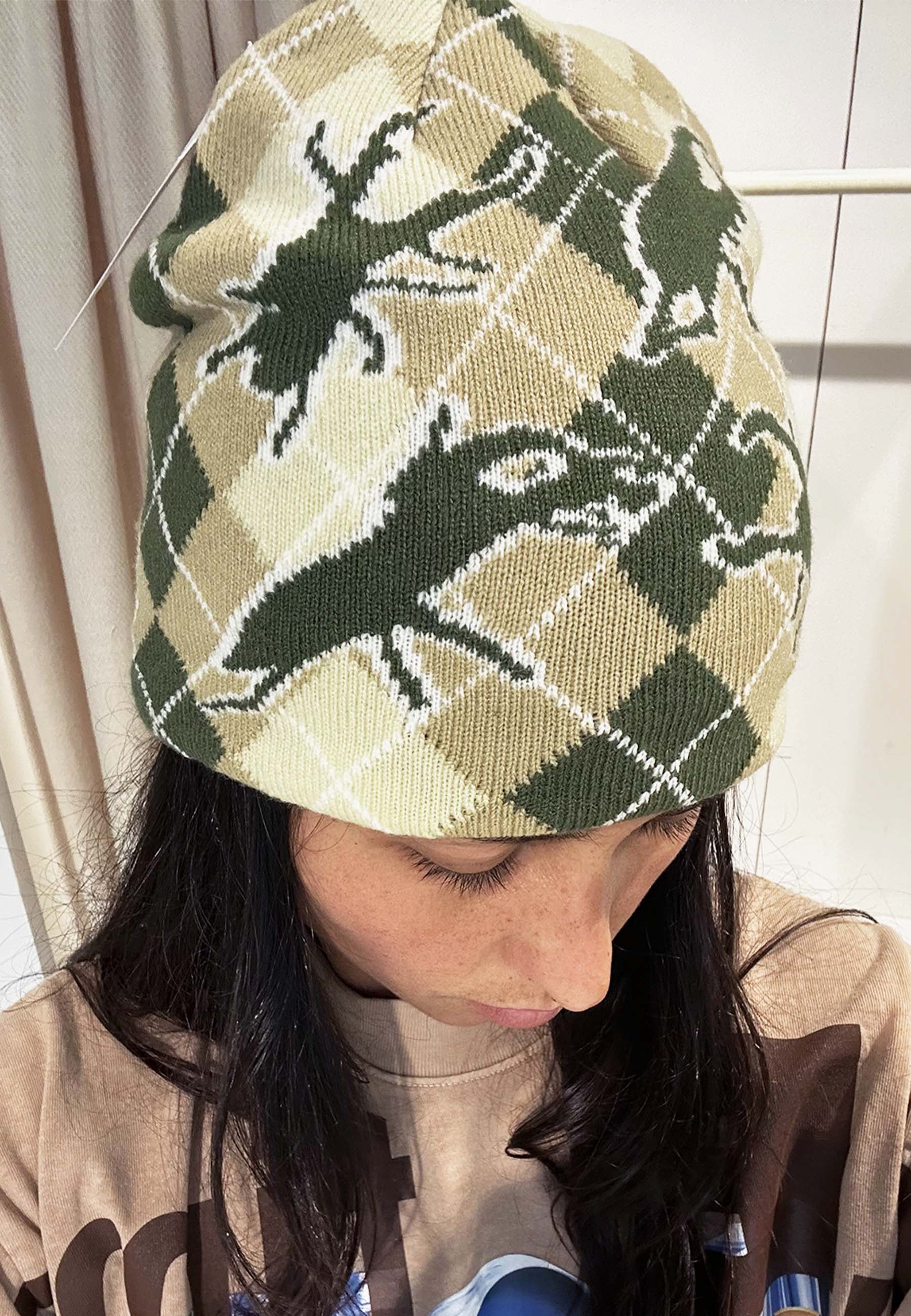 b.Eautiful | Buy B.E x Yumin Ha Beetle Beanie - Green online