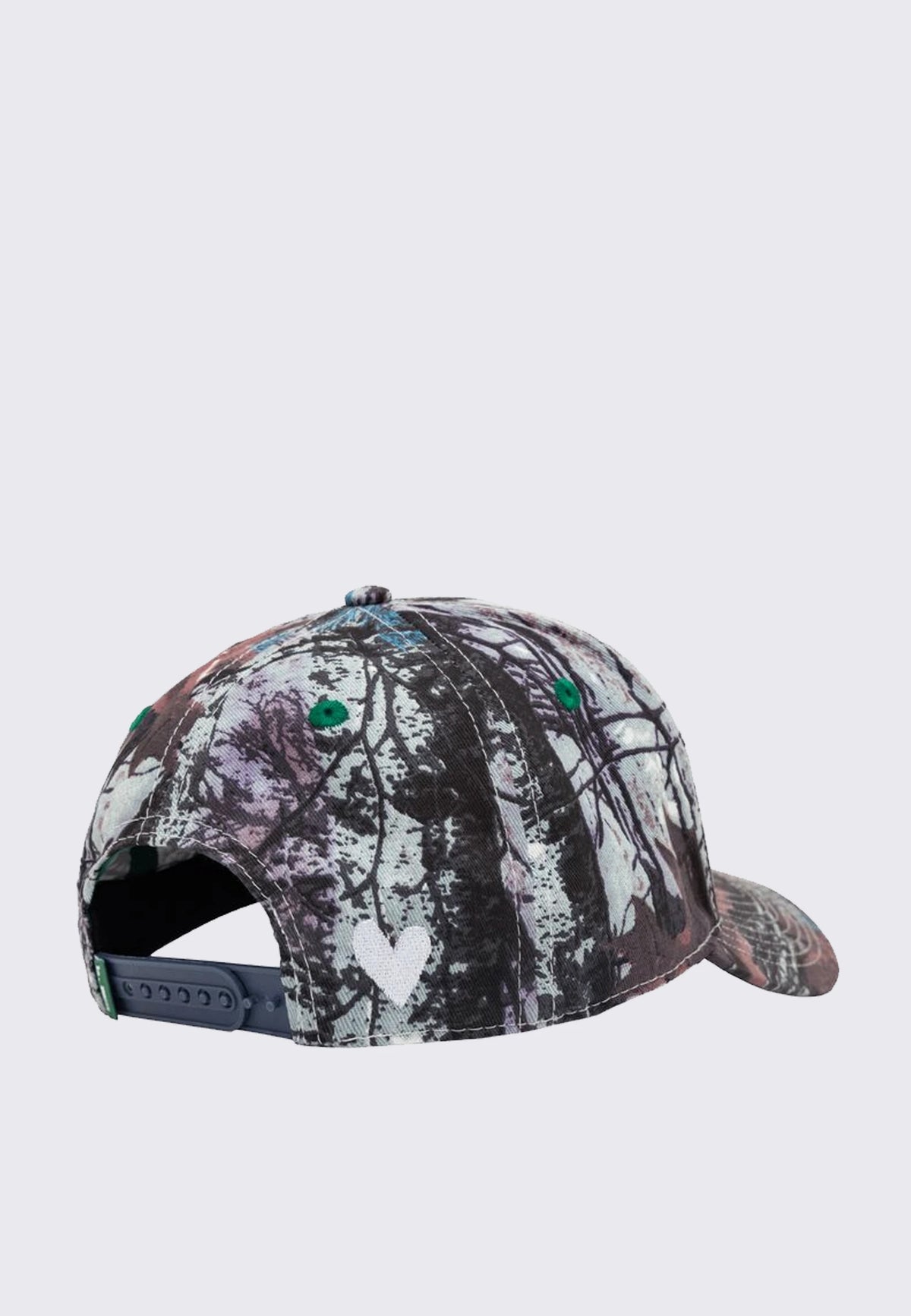 b.E Hat - Stone Blue Real Camo/White