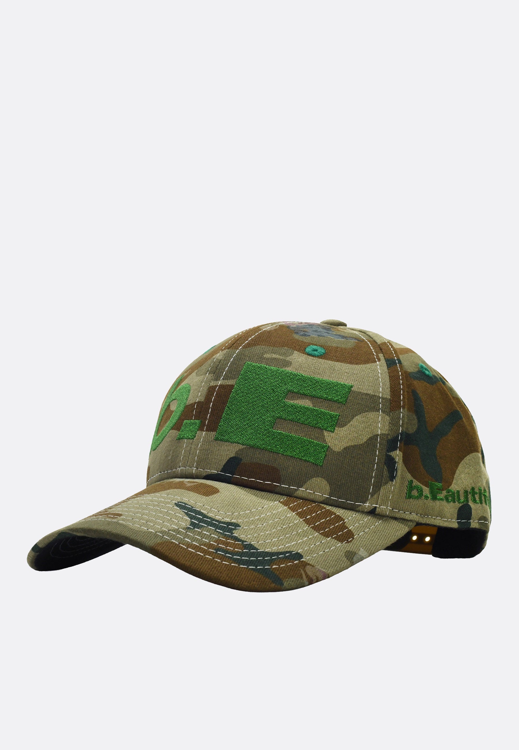 B.E Hat - LA Camo/Green