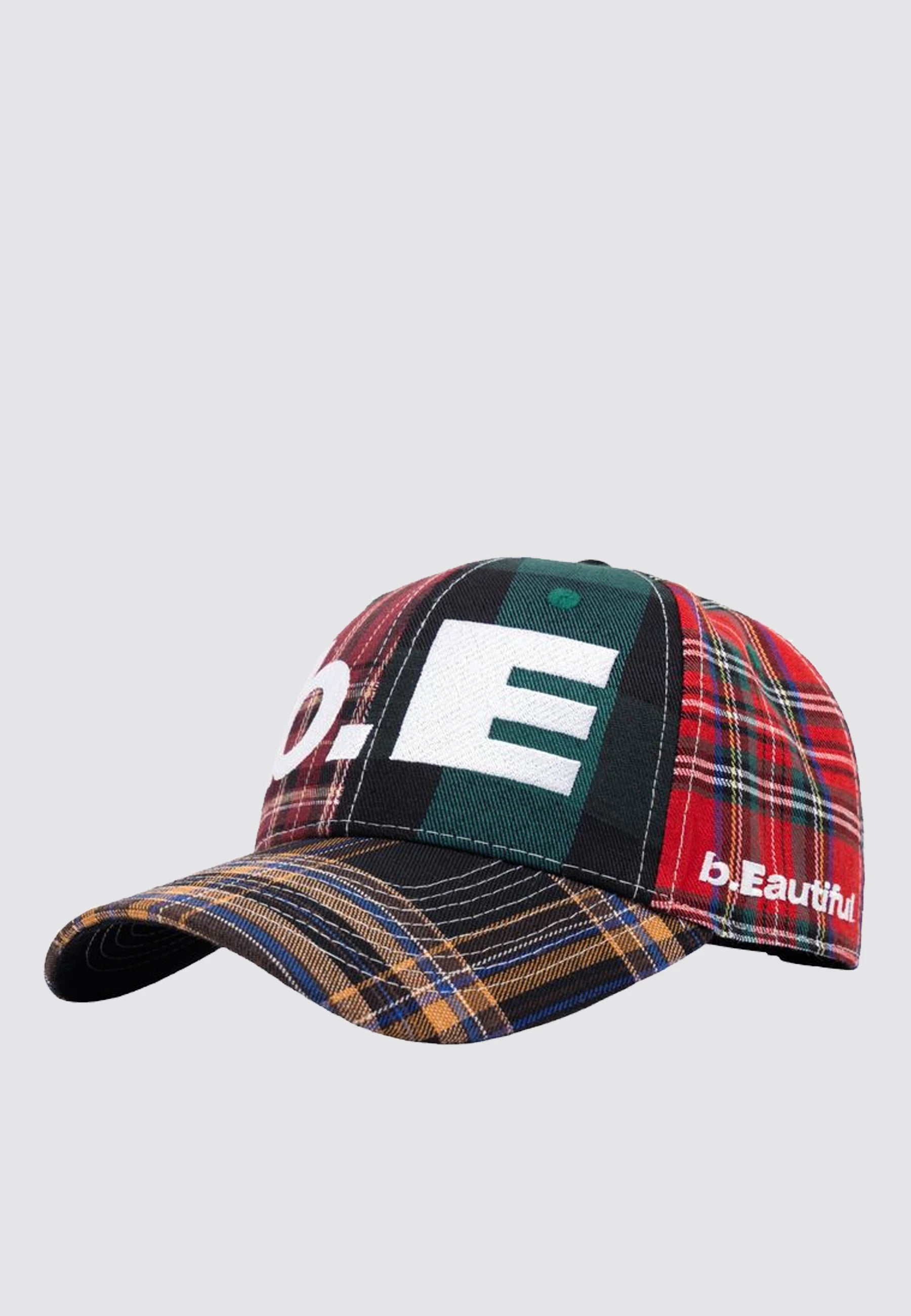 B.E Hat - Mix Plaid
