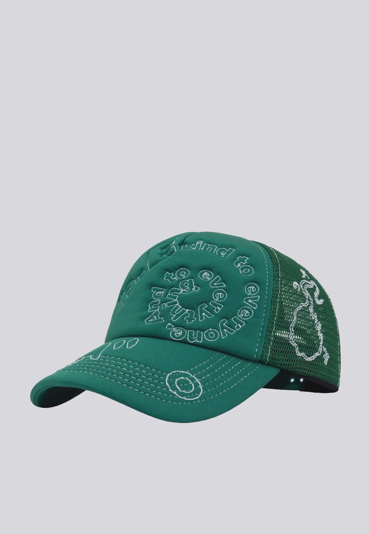 B.i Foam Trucker Hat - Green/White