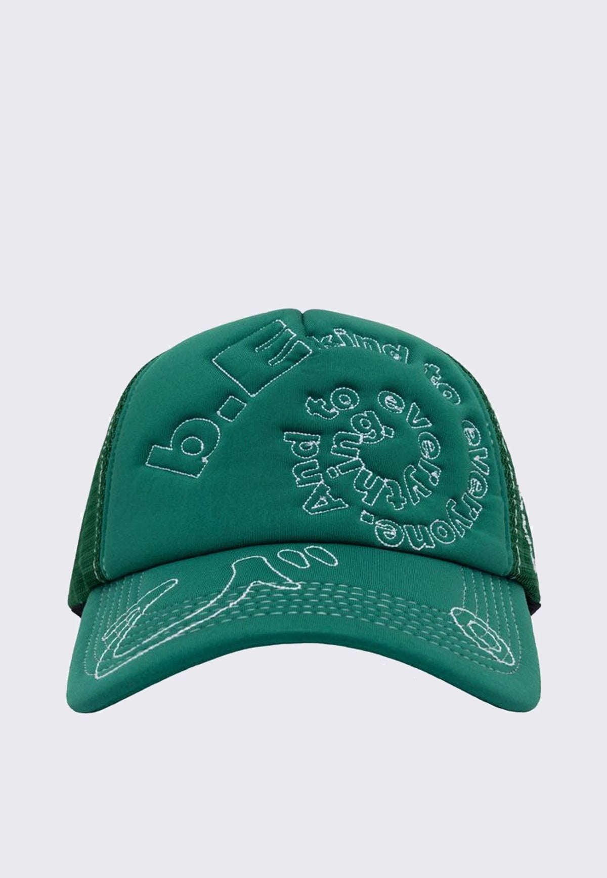 B.i Foam Trucker Hat - Green/White