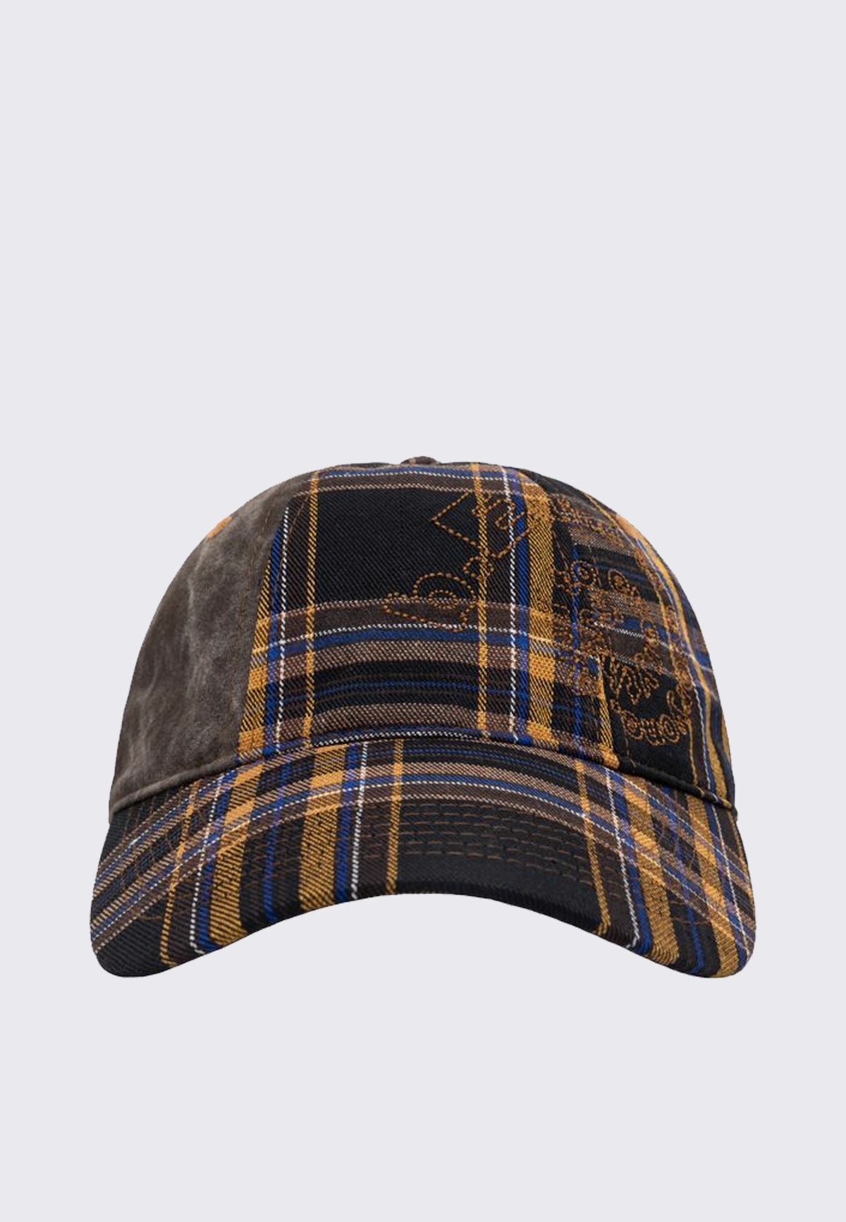 B-Turn Low Profile Hat - Brown Plaid