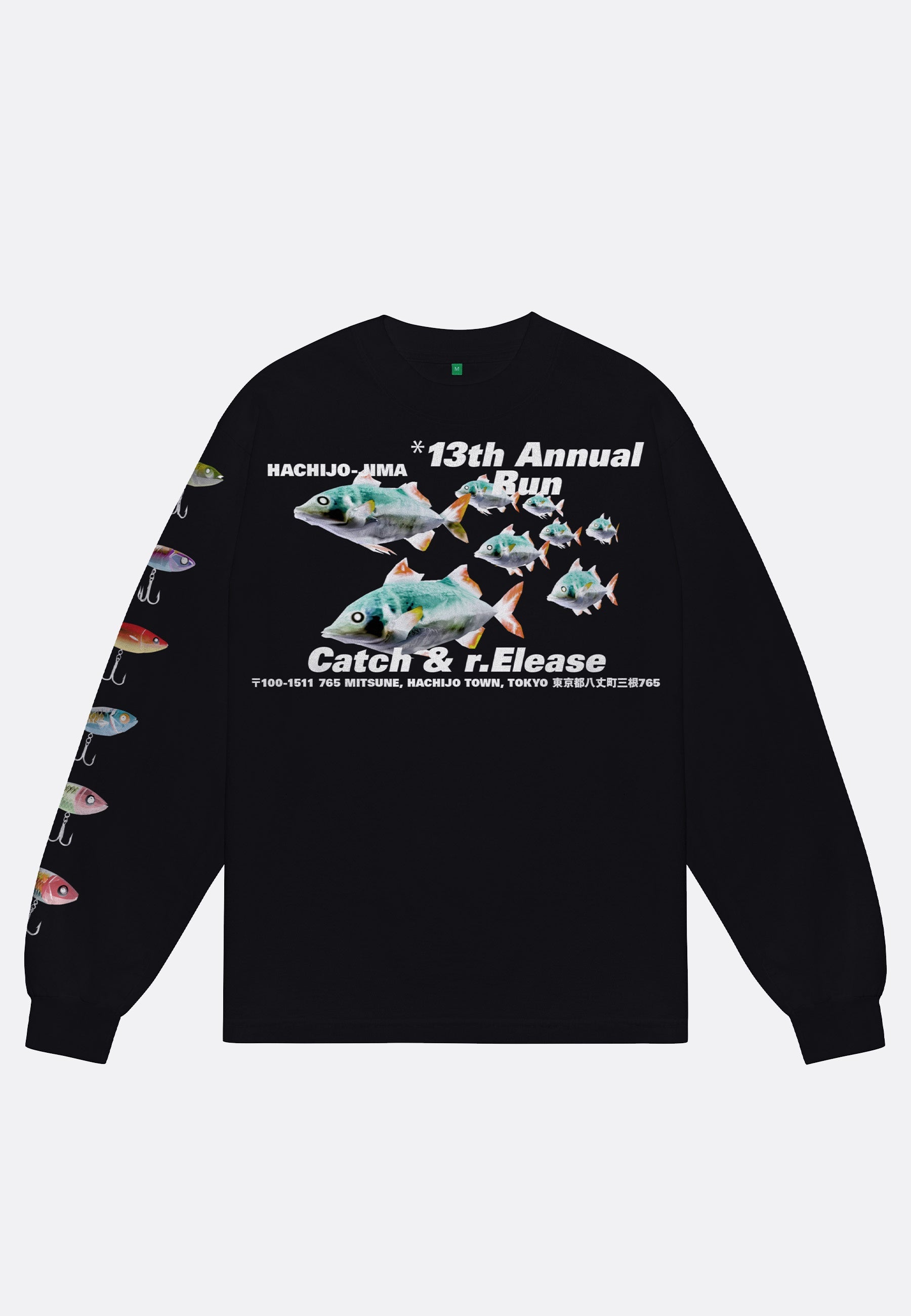 Catch & Release LS Shirt - Black