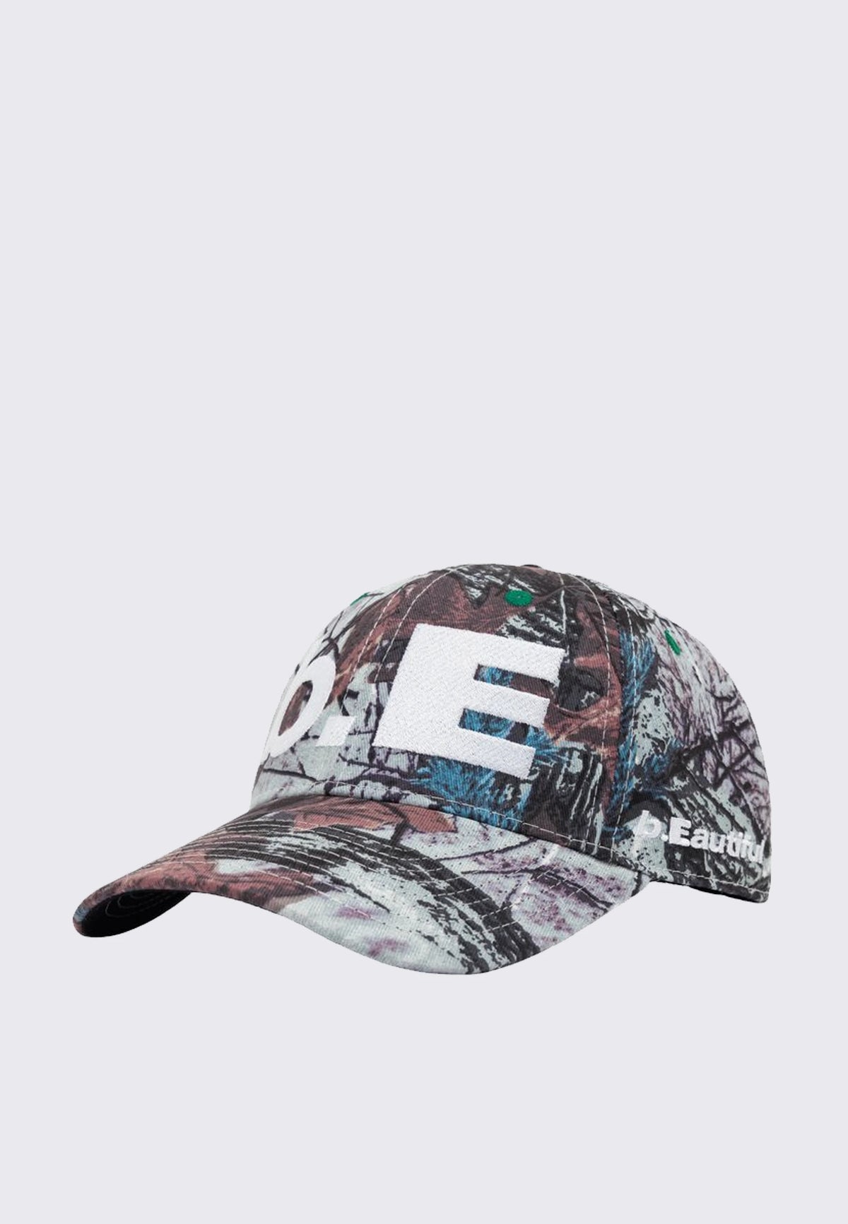 b.E Hat - Stone Blue Real Camo/White