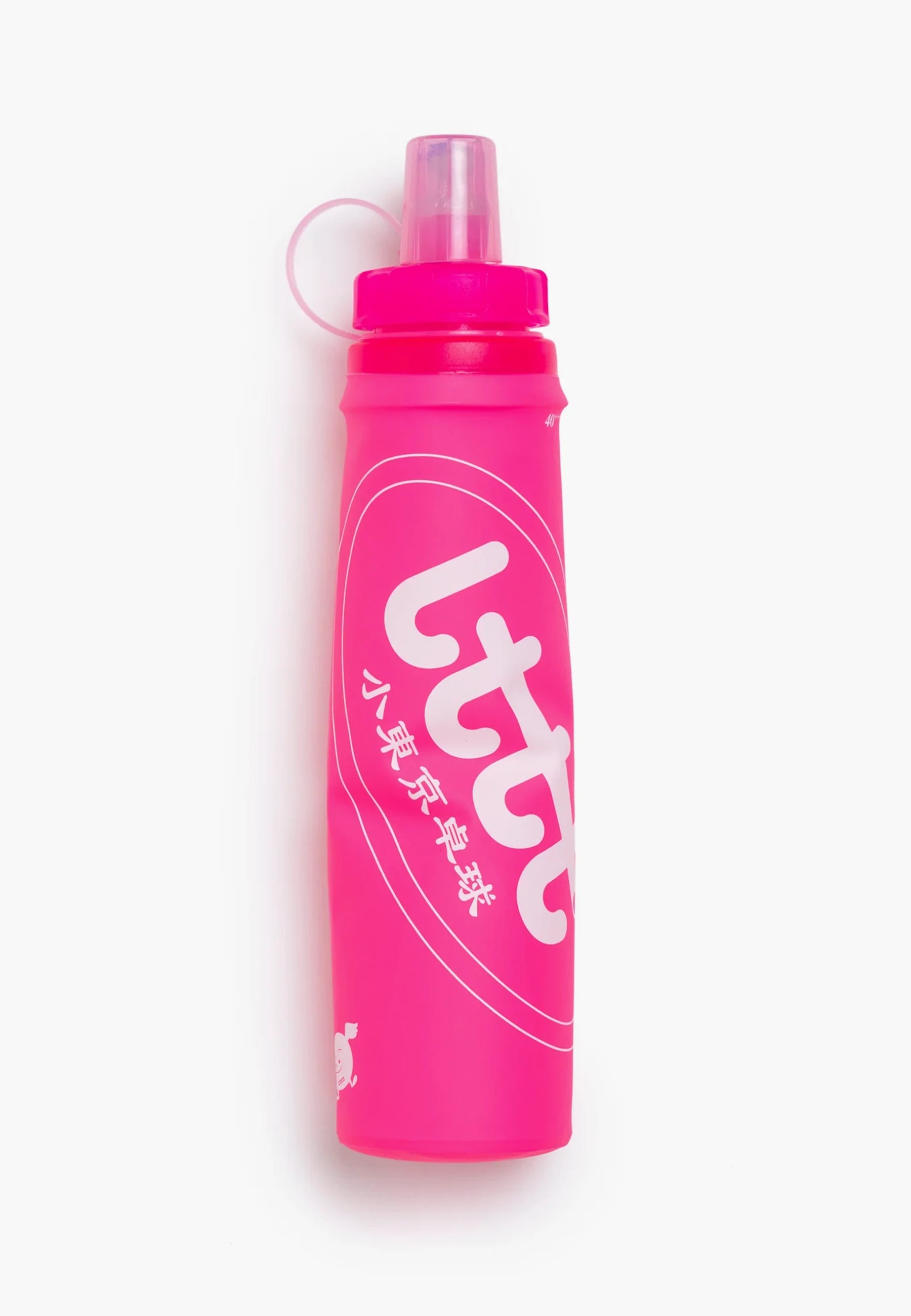 b.Eautiful x LTTT OEM Soft Flask 473ml - Hot Pink/White
