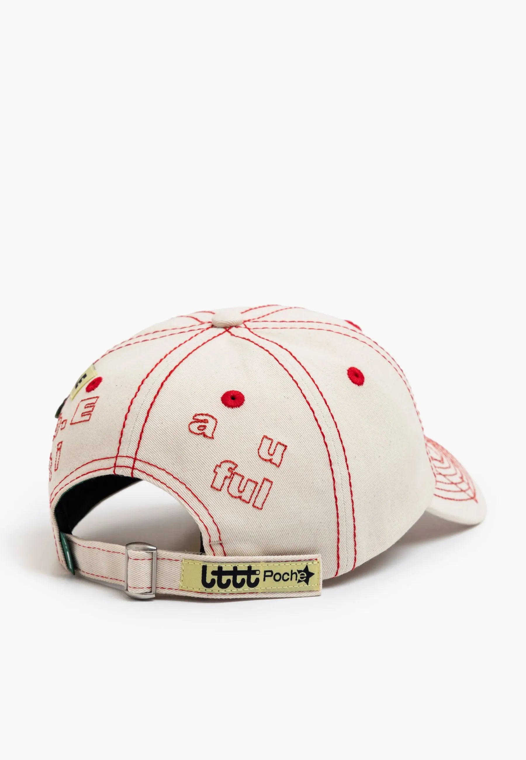 b.Eautiful x LTTT Vapor Hat - Natural/Red