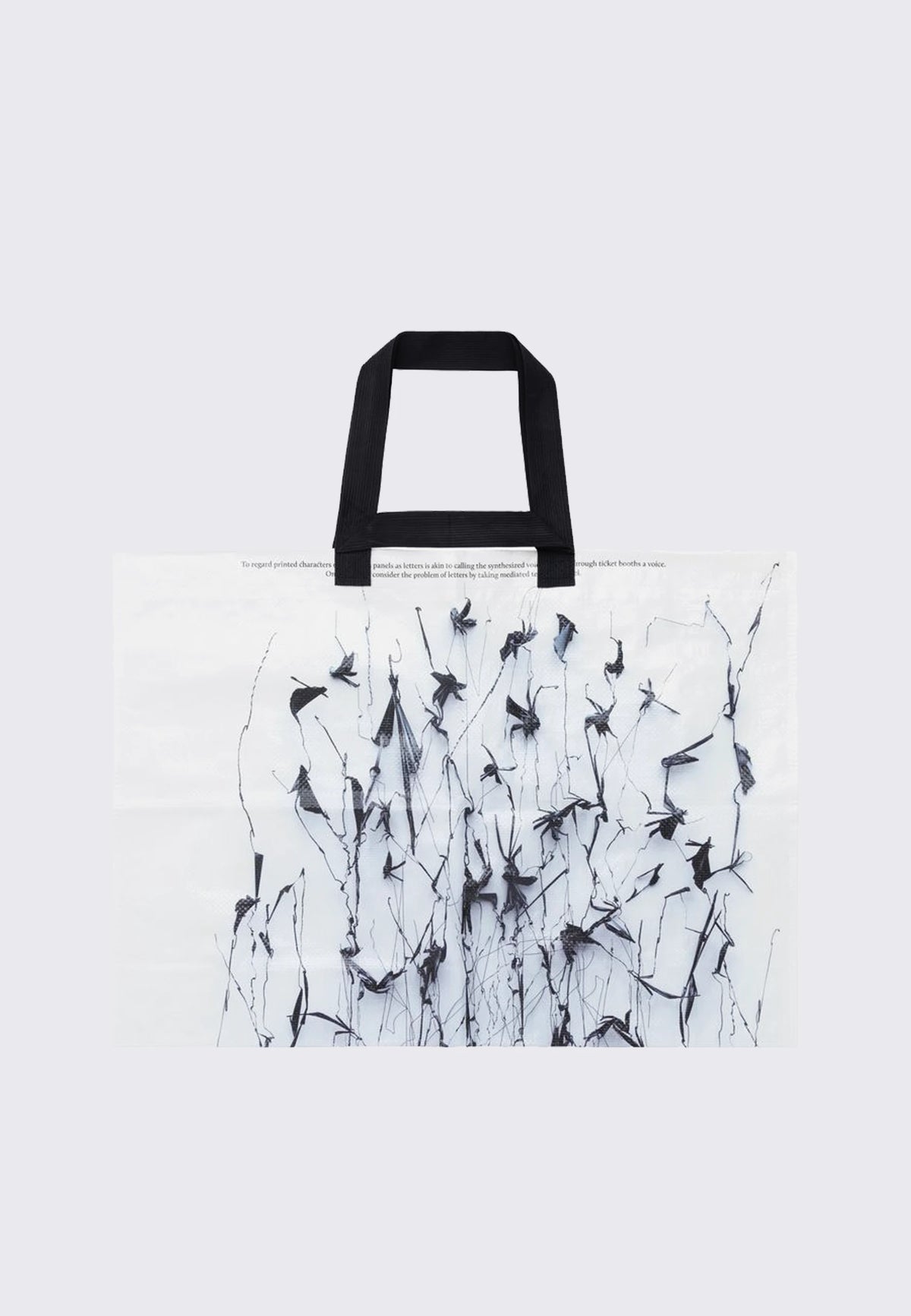 b.Eautiful x Heijiro Yagi Mega Bag - White/Black