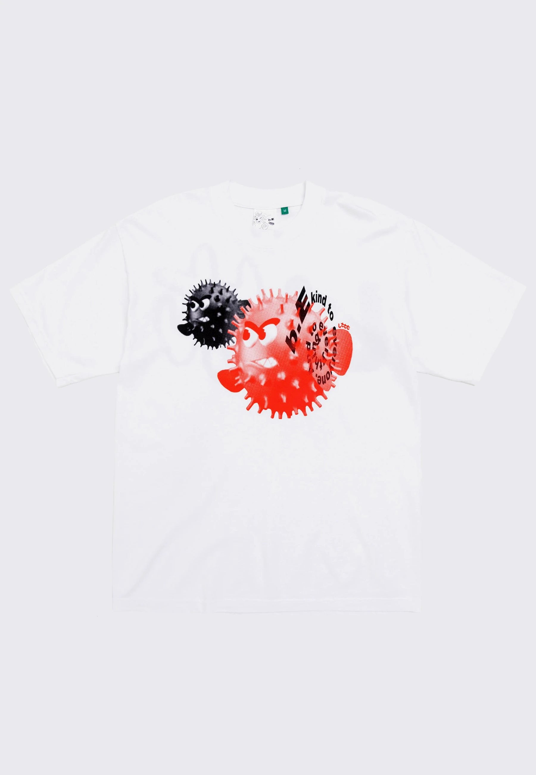 b.Eautiful x LTTT Puffy Fish T-shirt - White
