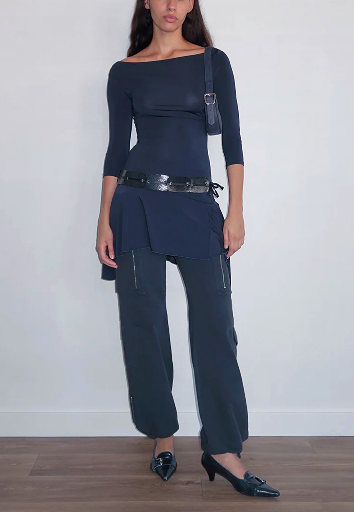 Benito Mini Dress - Dark Navy