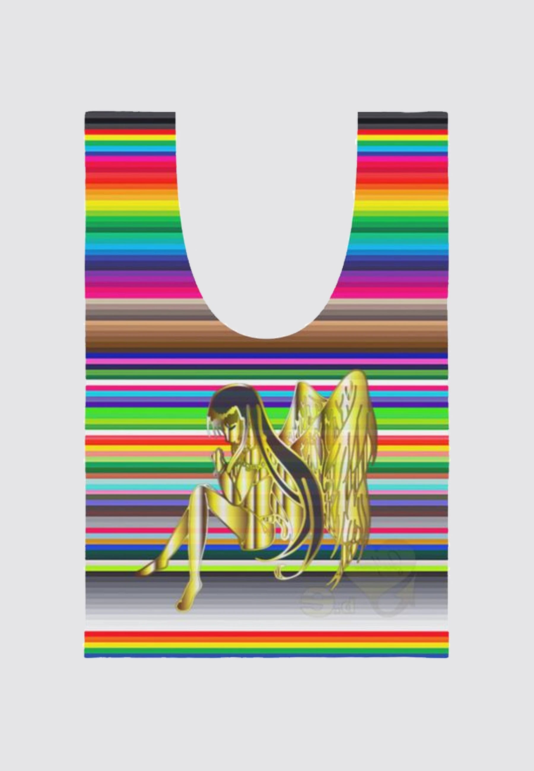 b.Eautiful x Sara Yukiko Mon b.e Angel Reusable Bag Mini - Rainbow