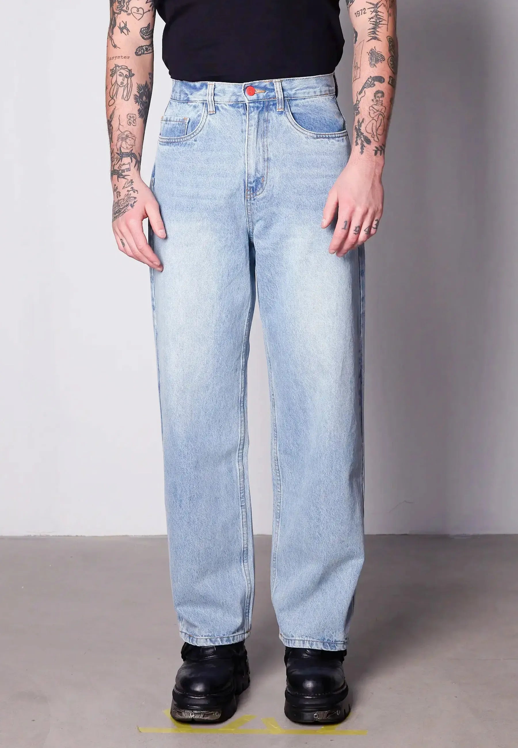 Super Loose - Sunny Denim/Tobacco Stitching