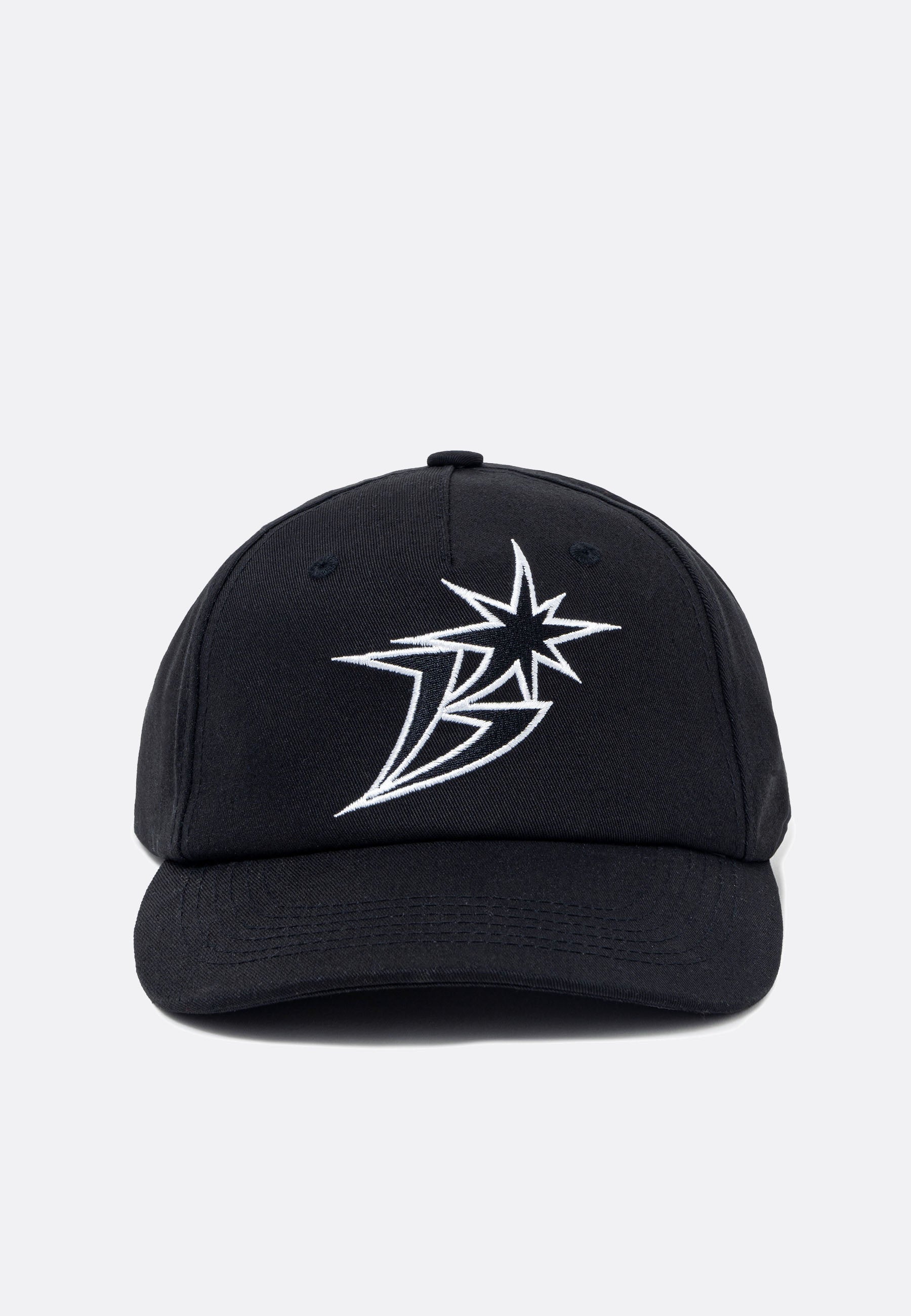 B Logo 5-Panel Cap - Black