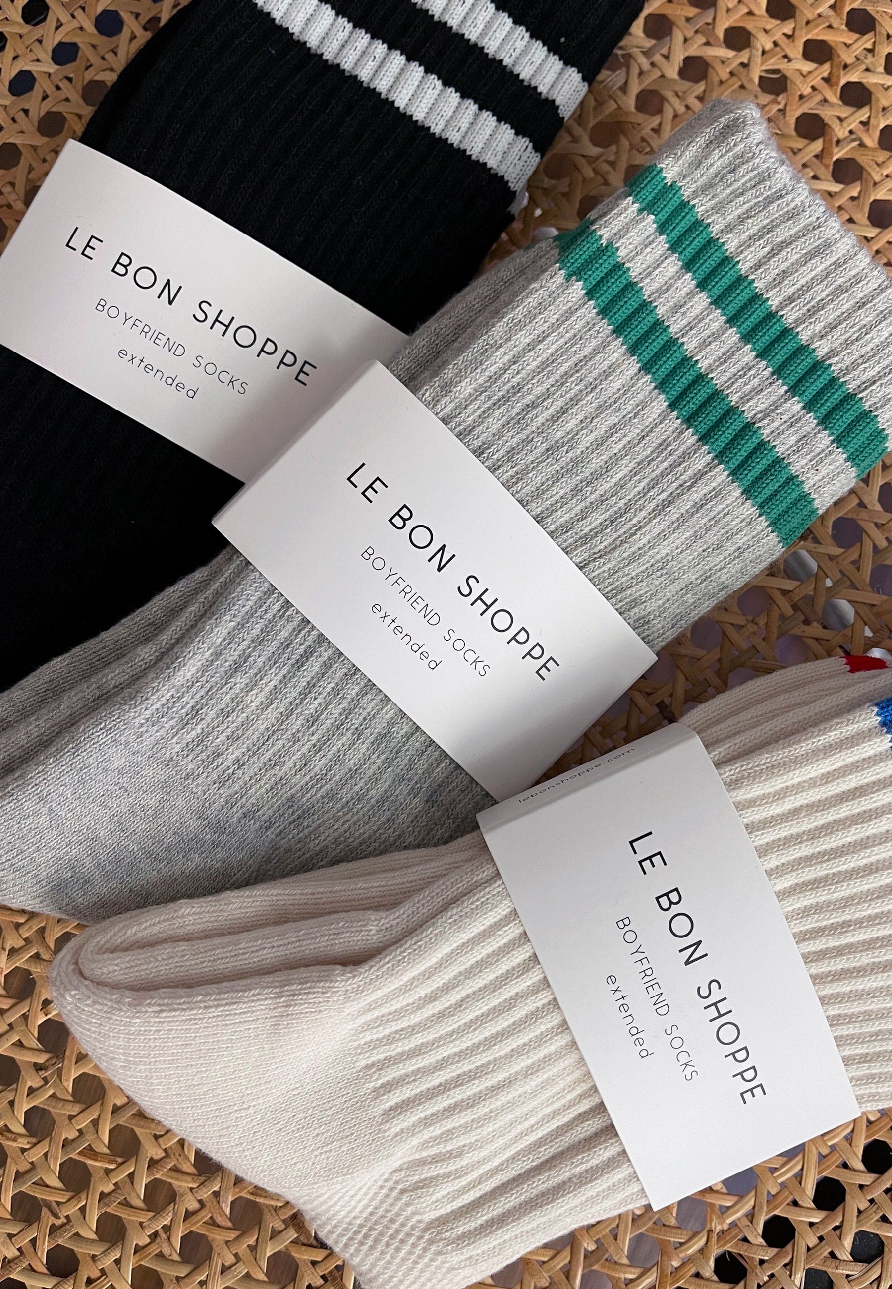 Boyfriend Mens Socks - Light Grey