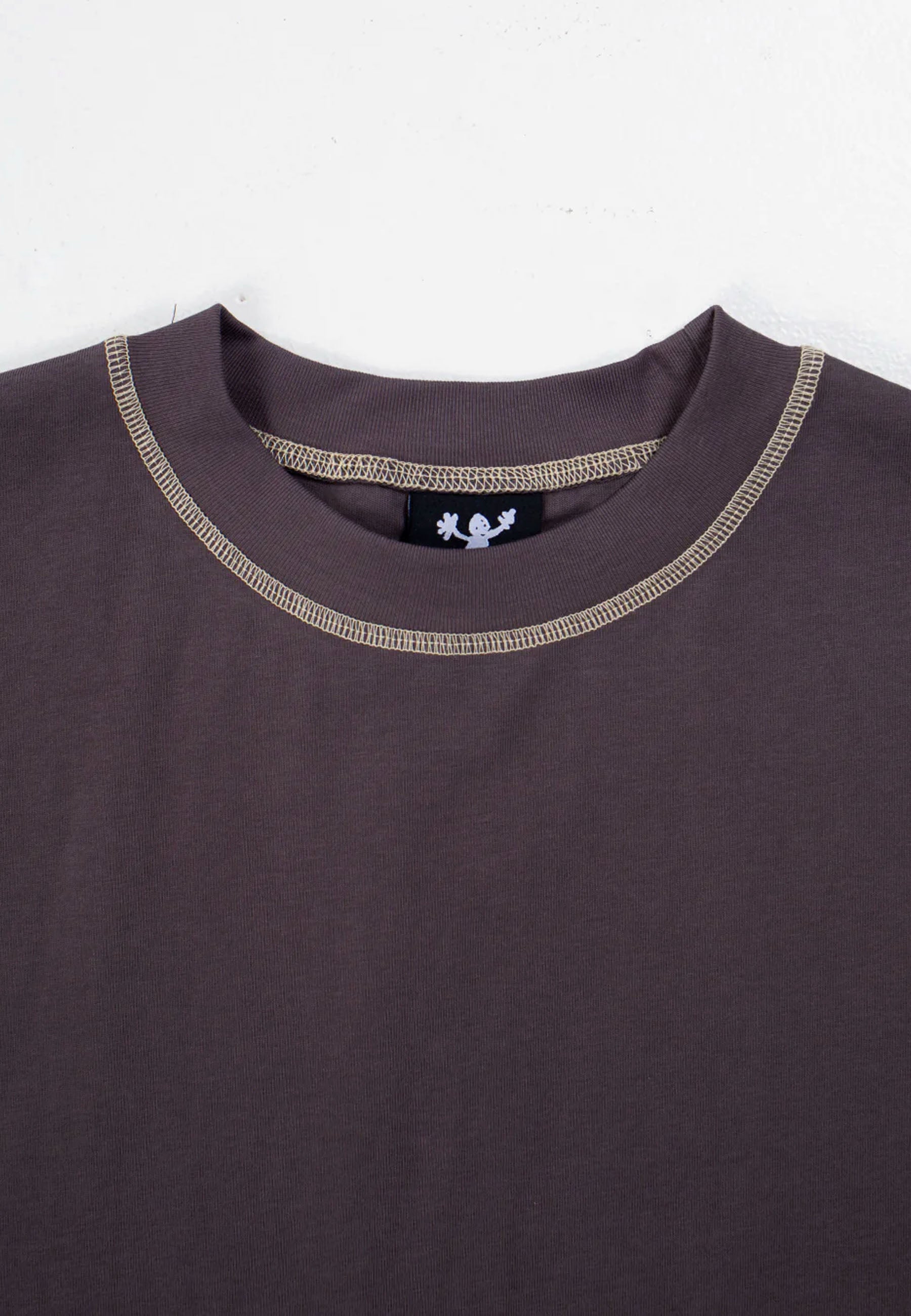 Contrast T-shirt - Charcoal