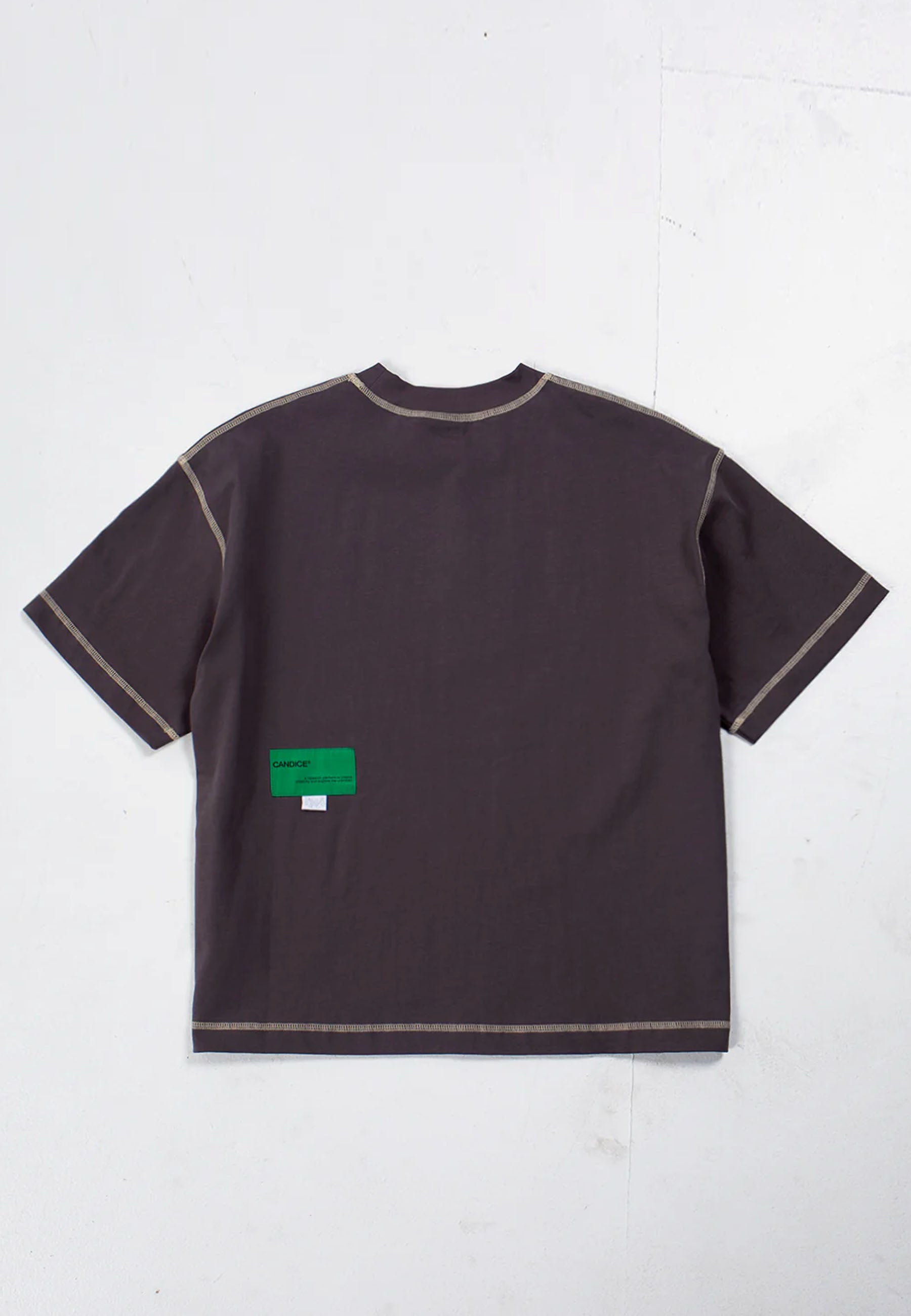 Contrast T-shirt - Charcoal