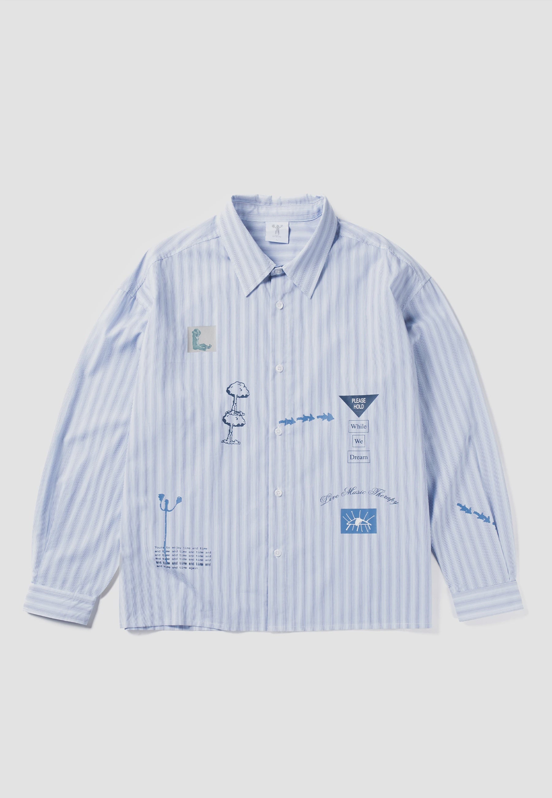 Please Hold Shirt - Blue