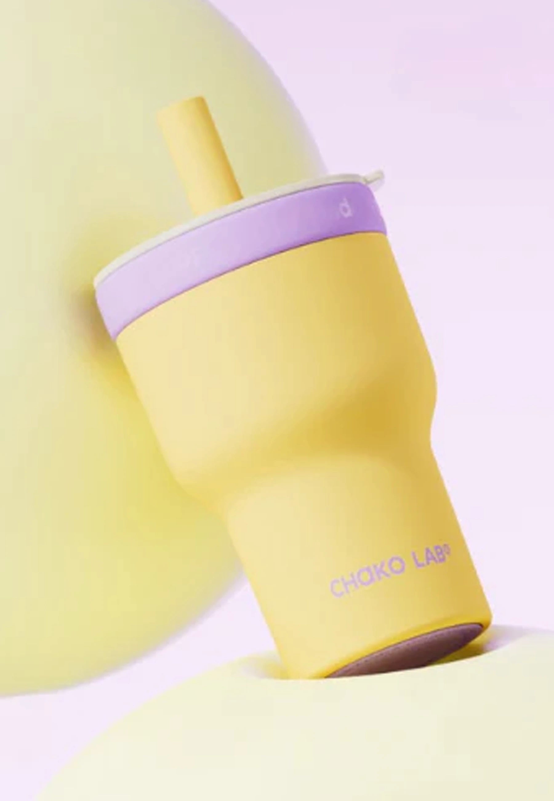 Dual Layer Tumbler - Yellow/Purple