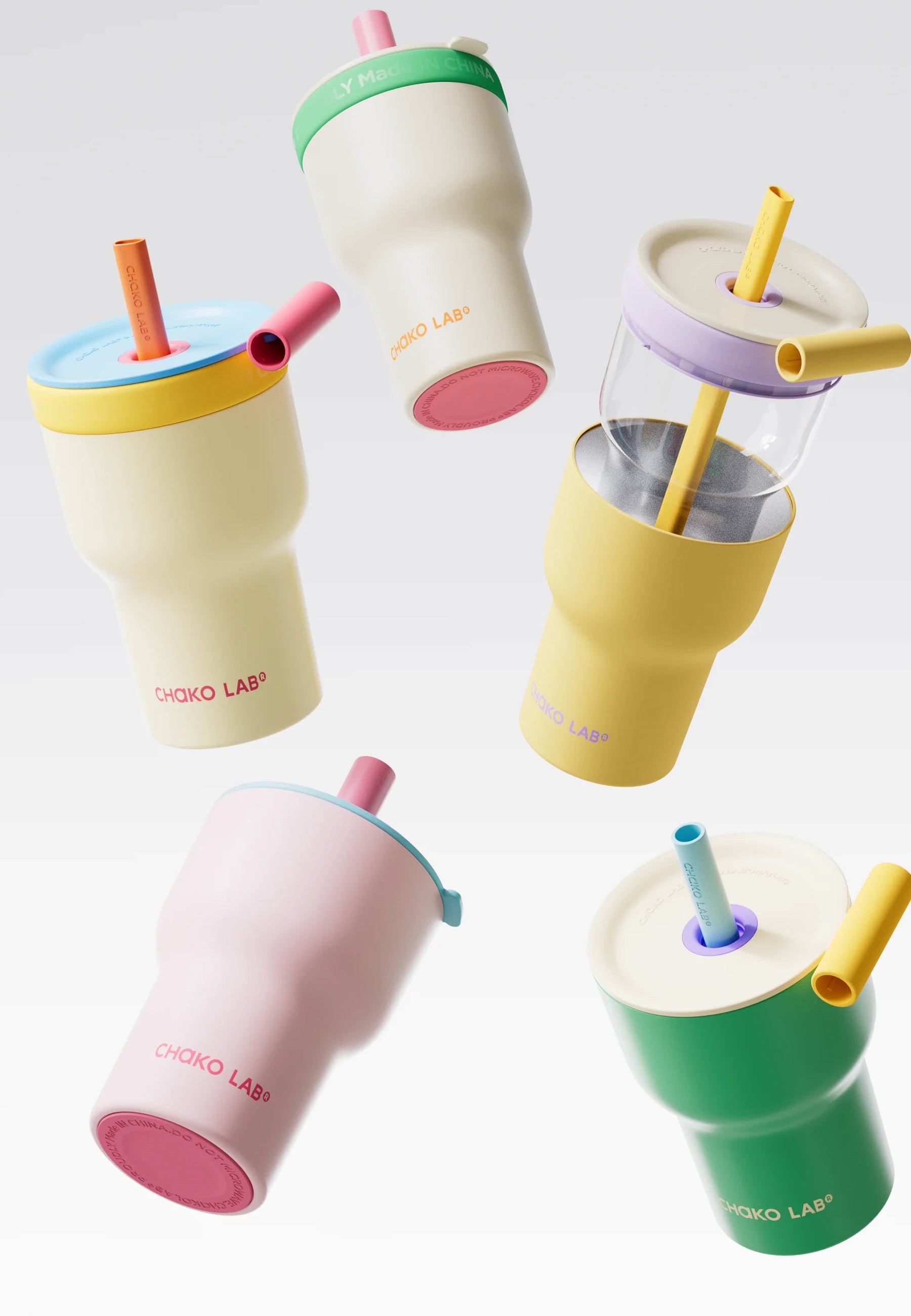 Dual Layer Tumbler - Yellow/Blue